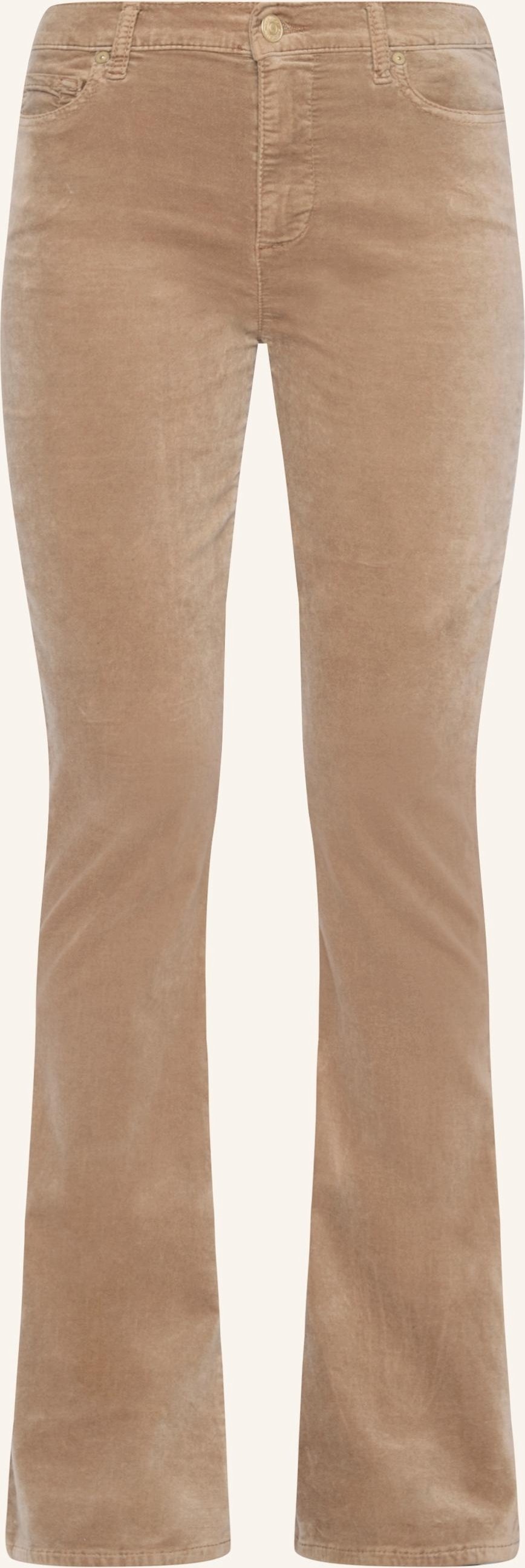 Thumbnail - 7 For All Mankind Pants Hw Ali Flare Fit beige
