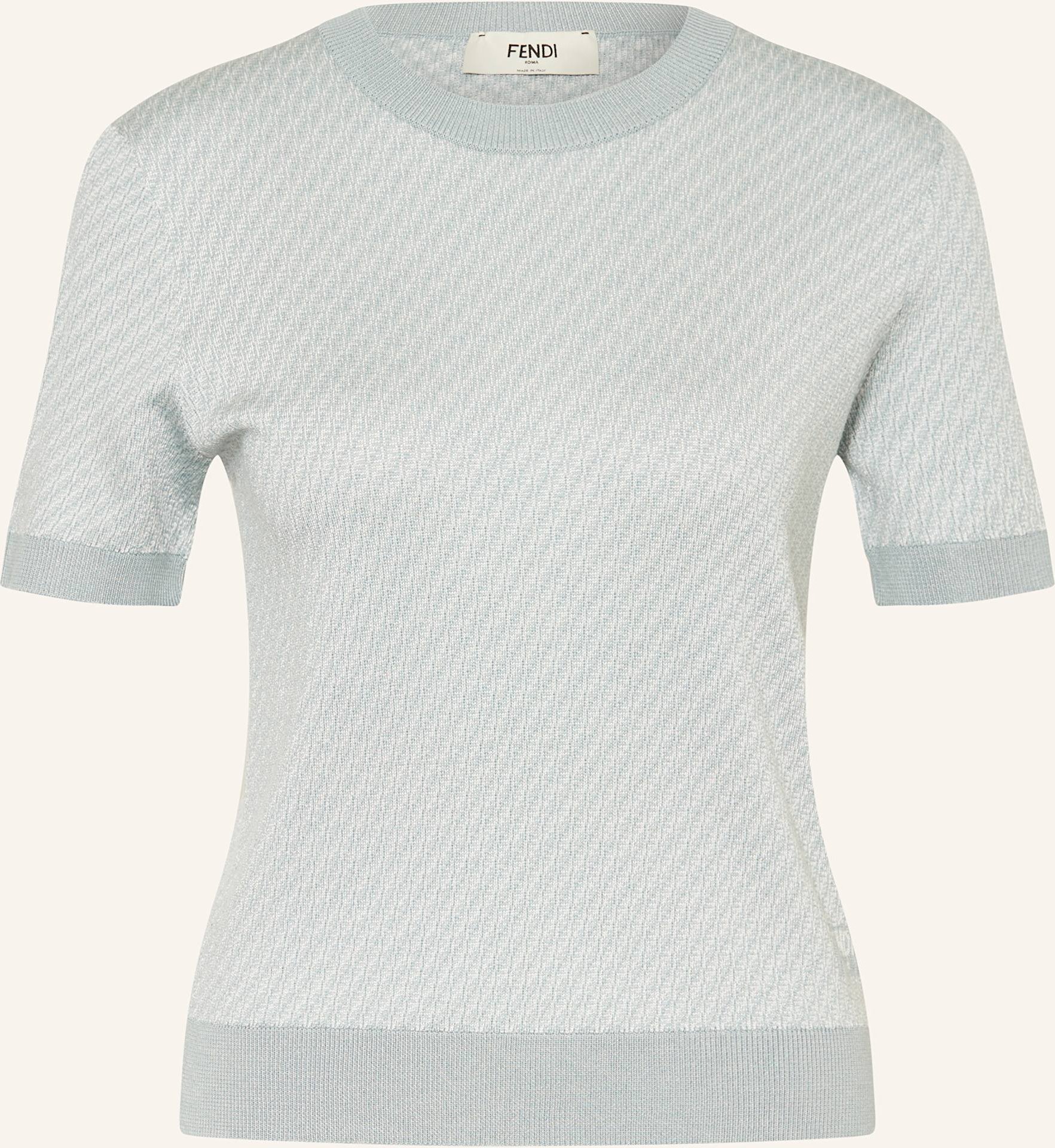 Thumbnail - Fendi Strickshirt Mit Seide blau