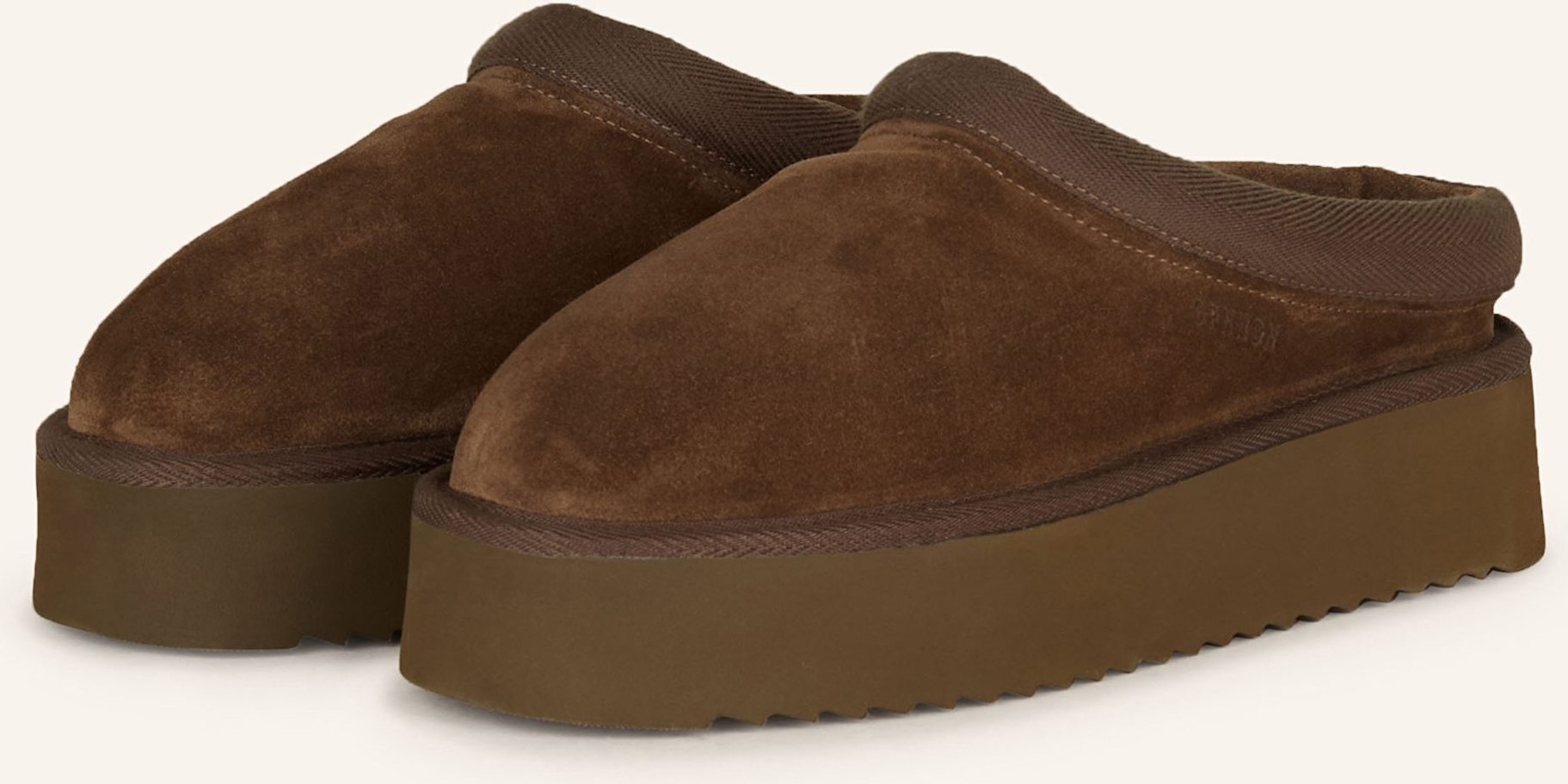 Copenhagen Studios Plateau-Pantoletten cph272 gruen