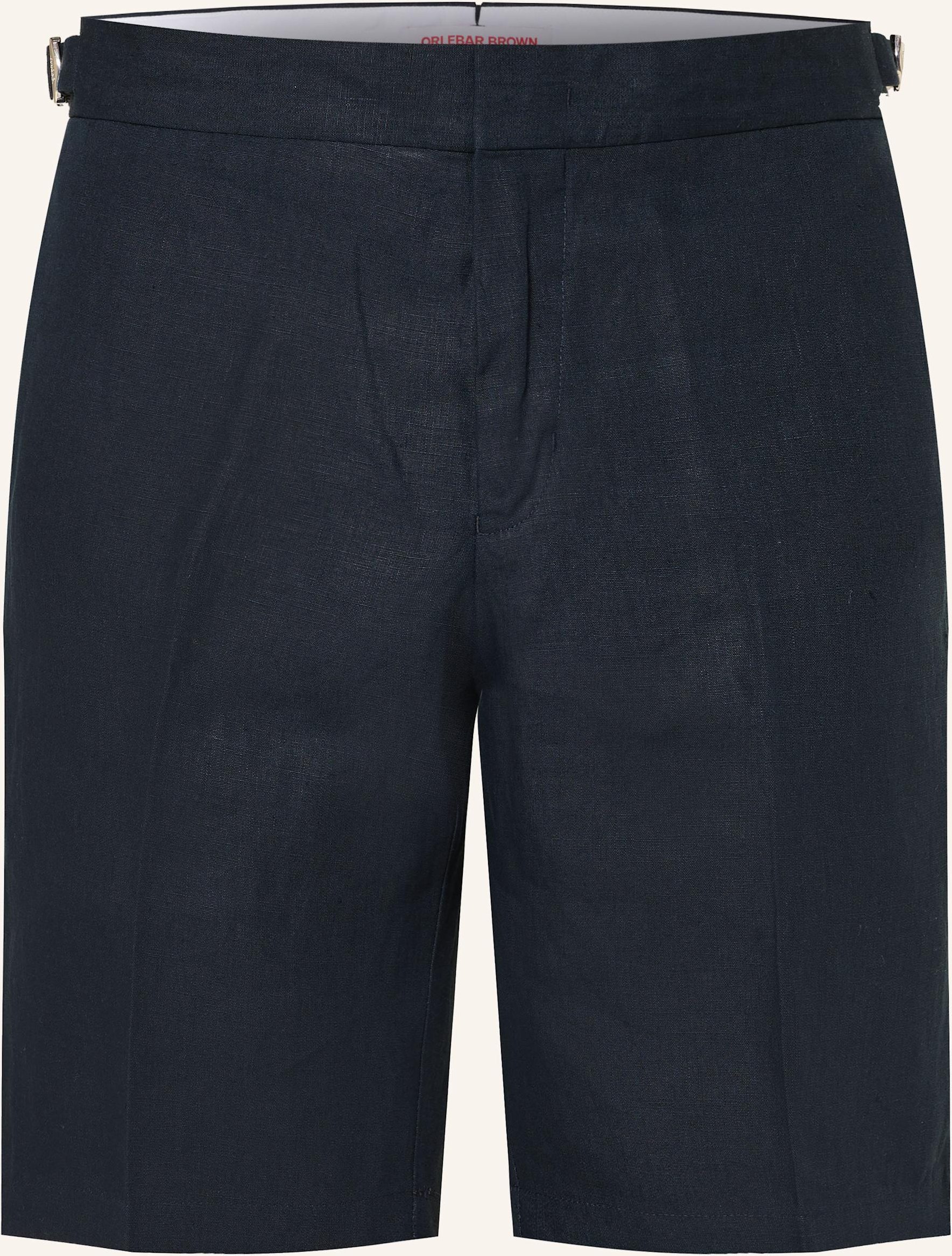 Orlebar Brown Leinenshorts blau