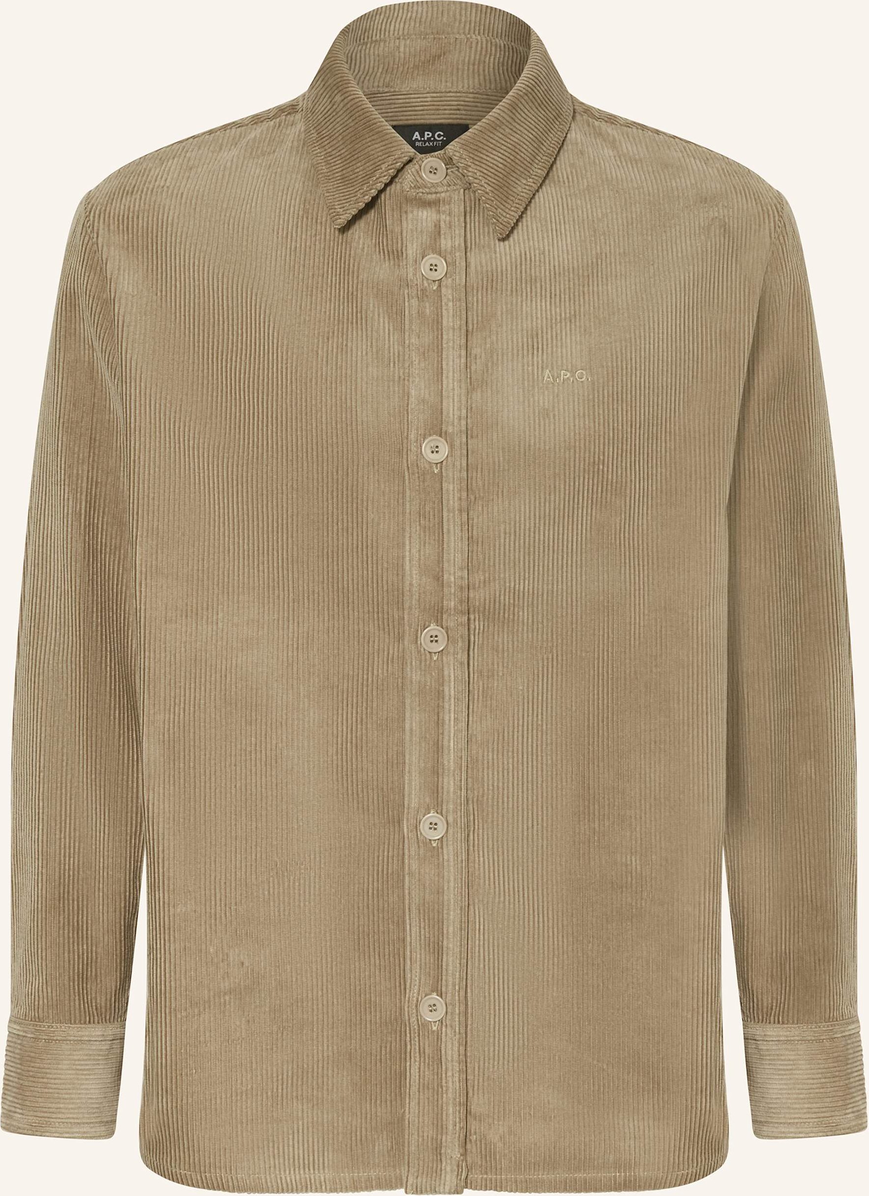 Thumbnail - A.P.C. Overjacket Bobby Aus Cord beige