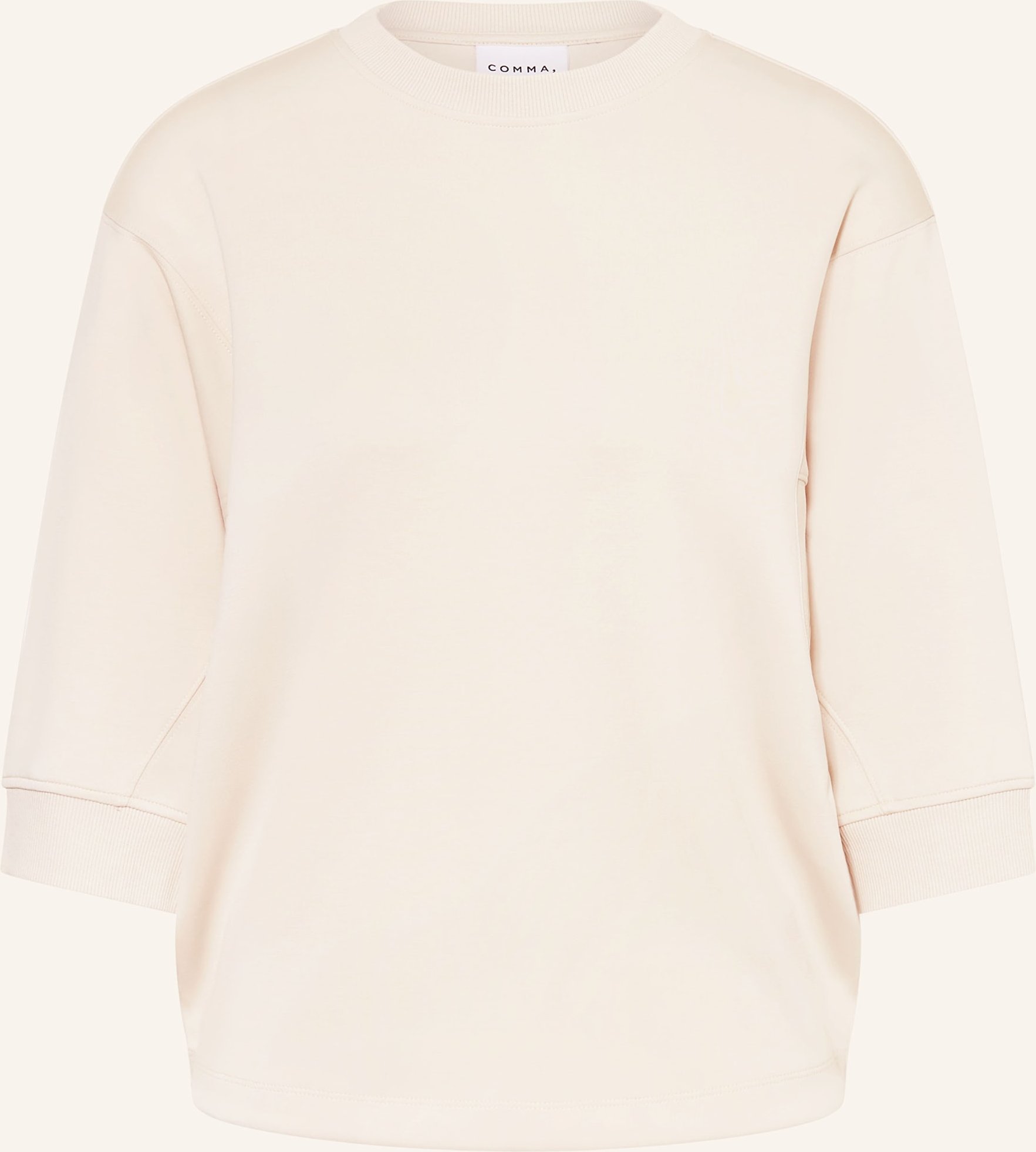 Thumbnail - Comma Sweatshirt Mit 3/4-Arm beige