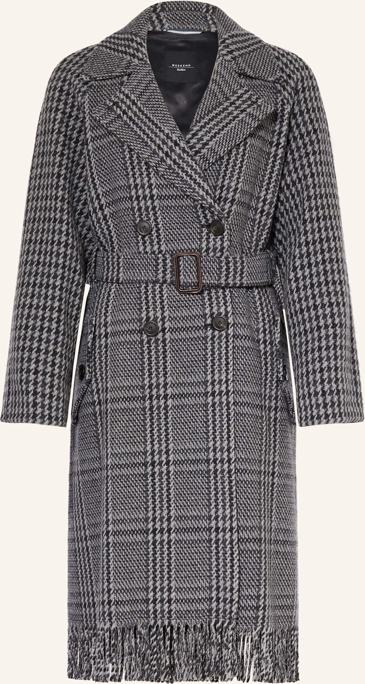 Thumbnail - Weekend Max Mara Wollmantel Carpi grau