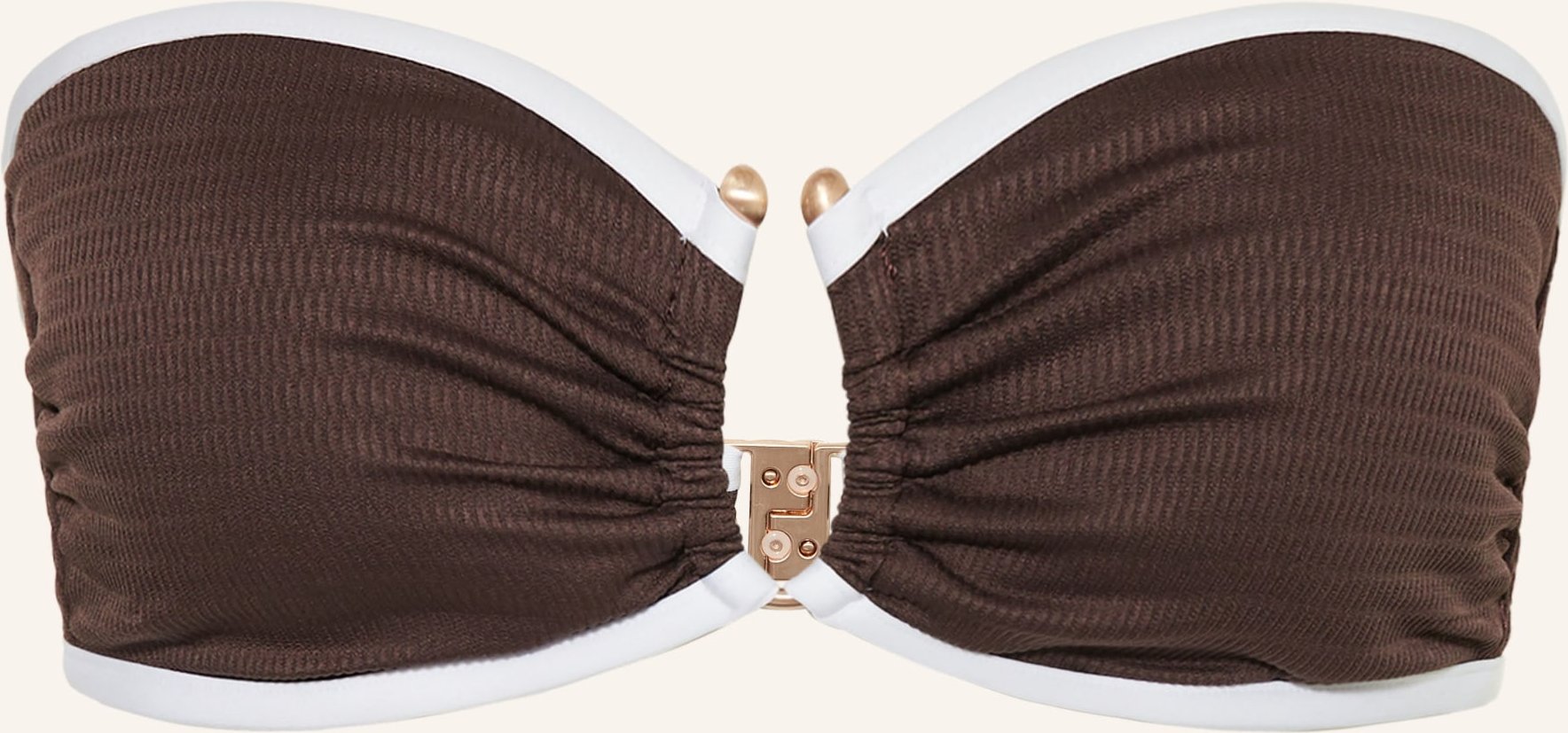 Thumbnail - Seafolly Bandeau-Bikini-Top Beach Bound braun