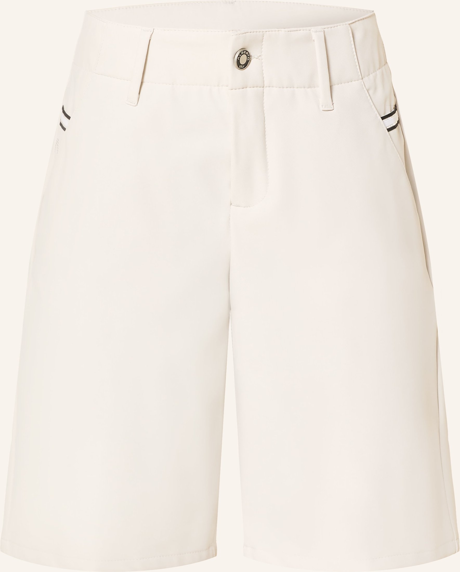 Alberto Golfshorts Alina Mit Schmucksteinen weiss