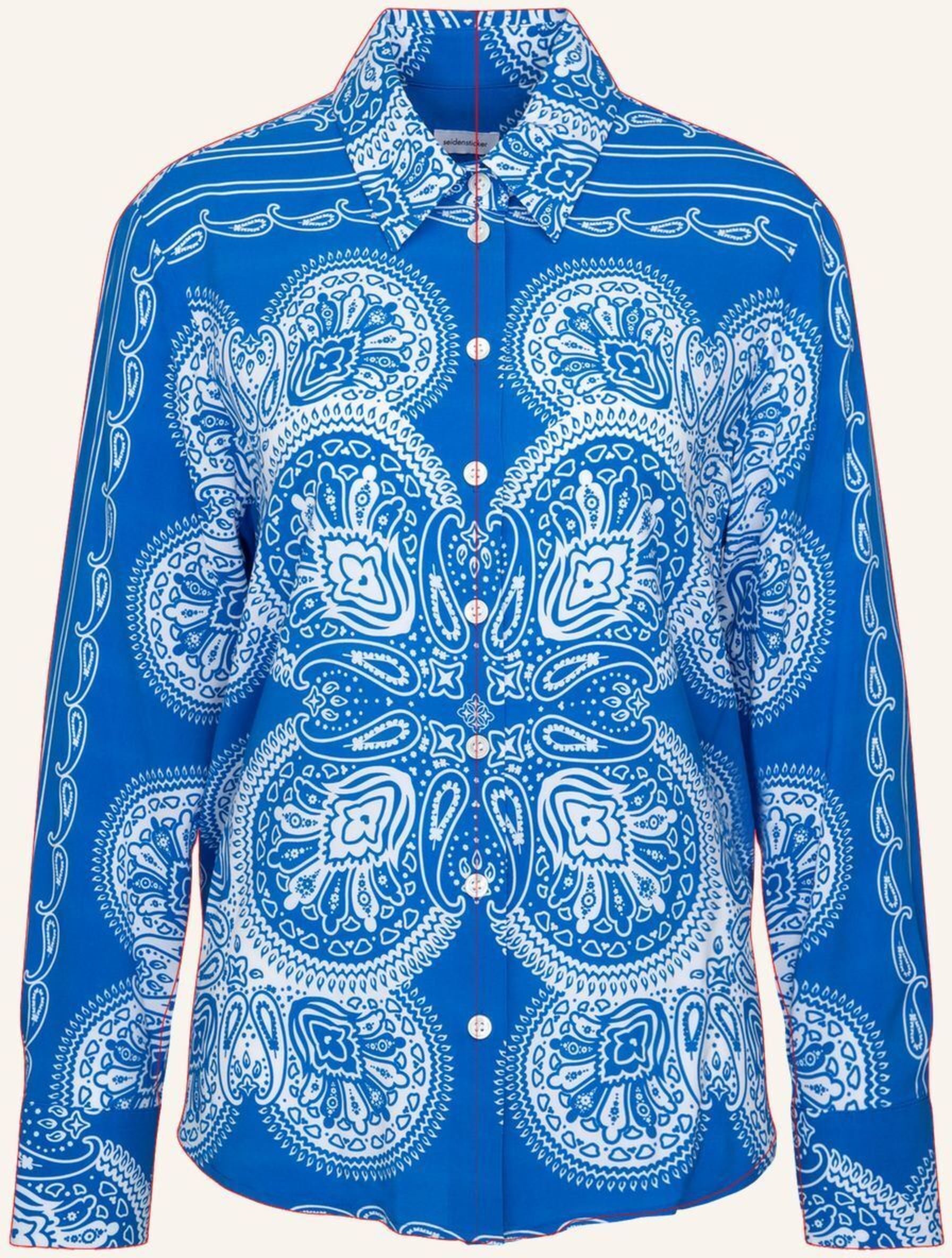 Thumbnail - Seidensticker Hemdbluse blau