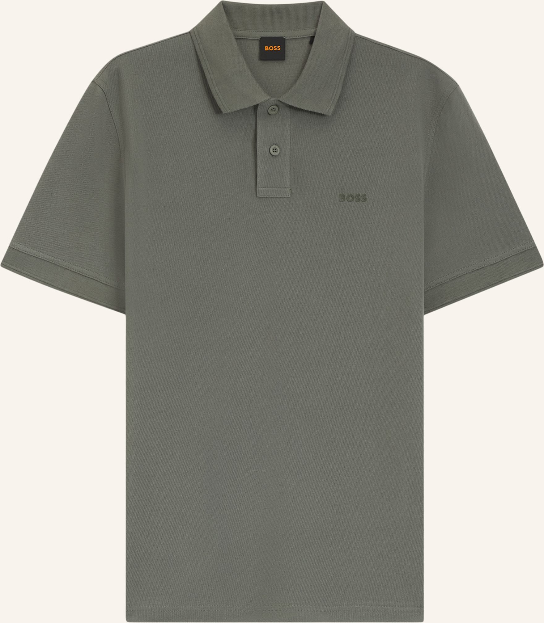 Boss Piqué-Poloshirt Prime grau