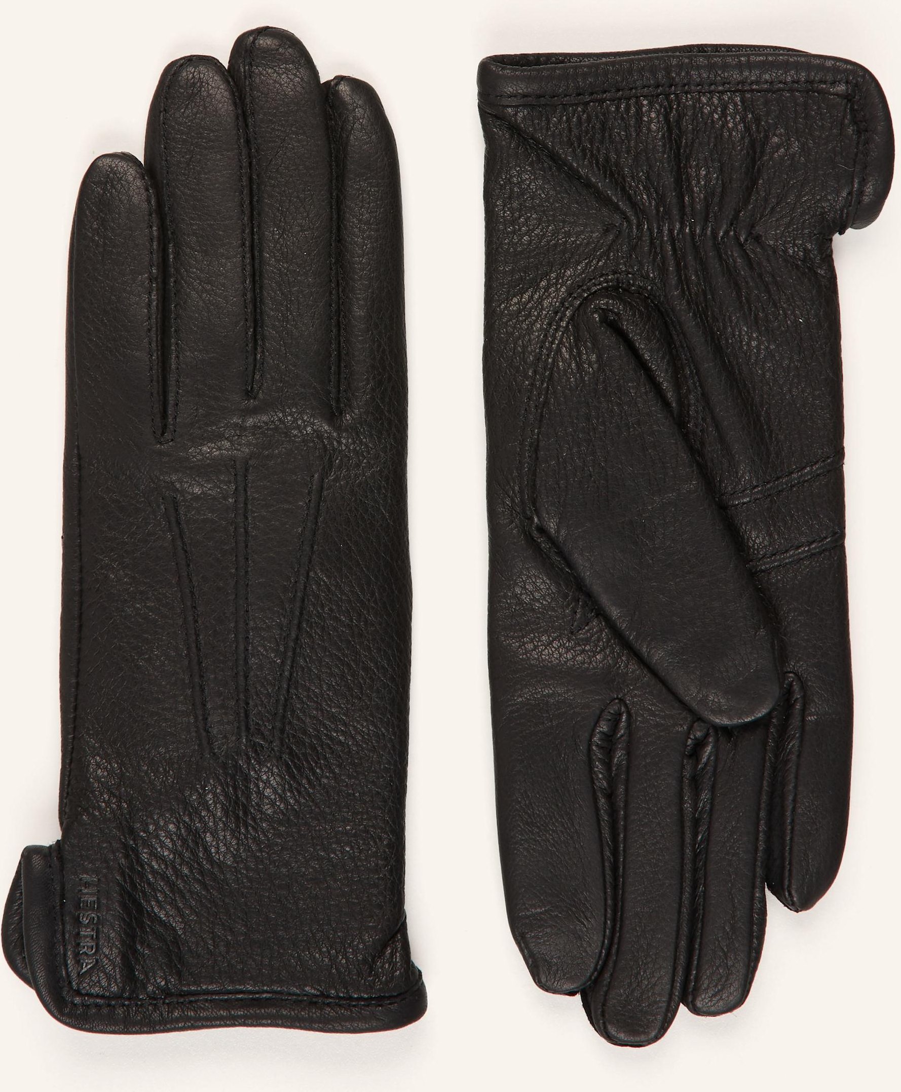 Hestra Lederhandschuhe Rachel schwarz