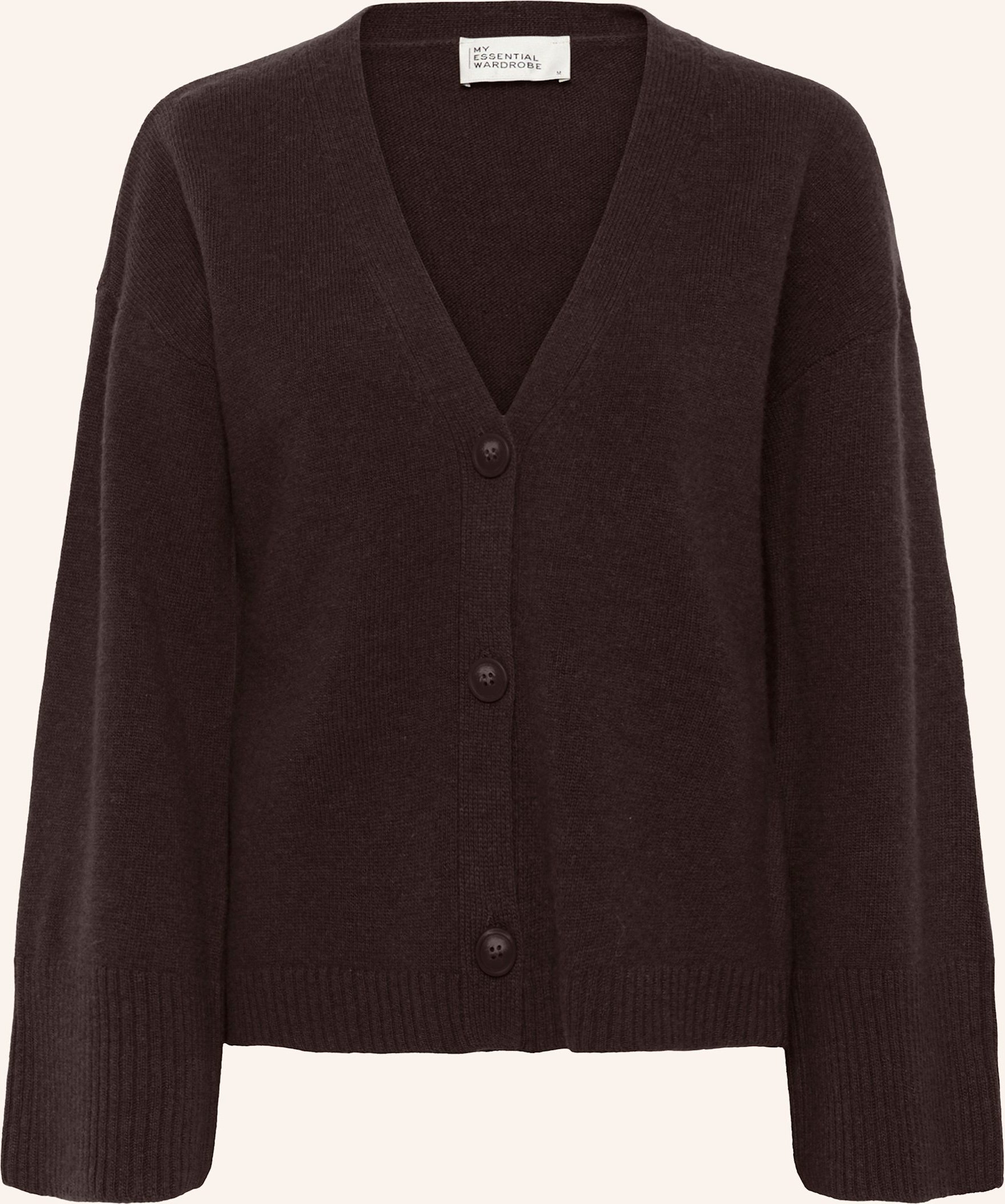 My Essential Wardrobe Strickjacke Huxi braun