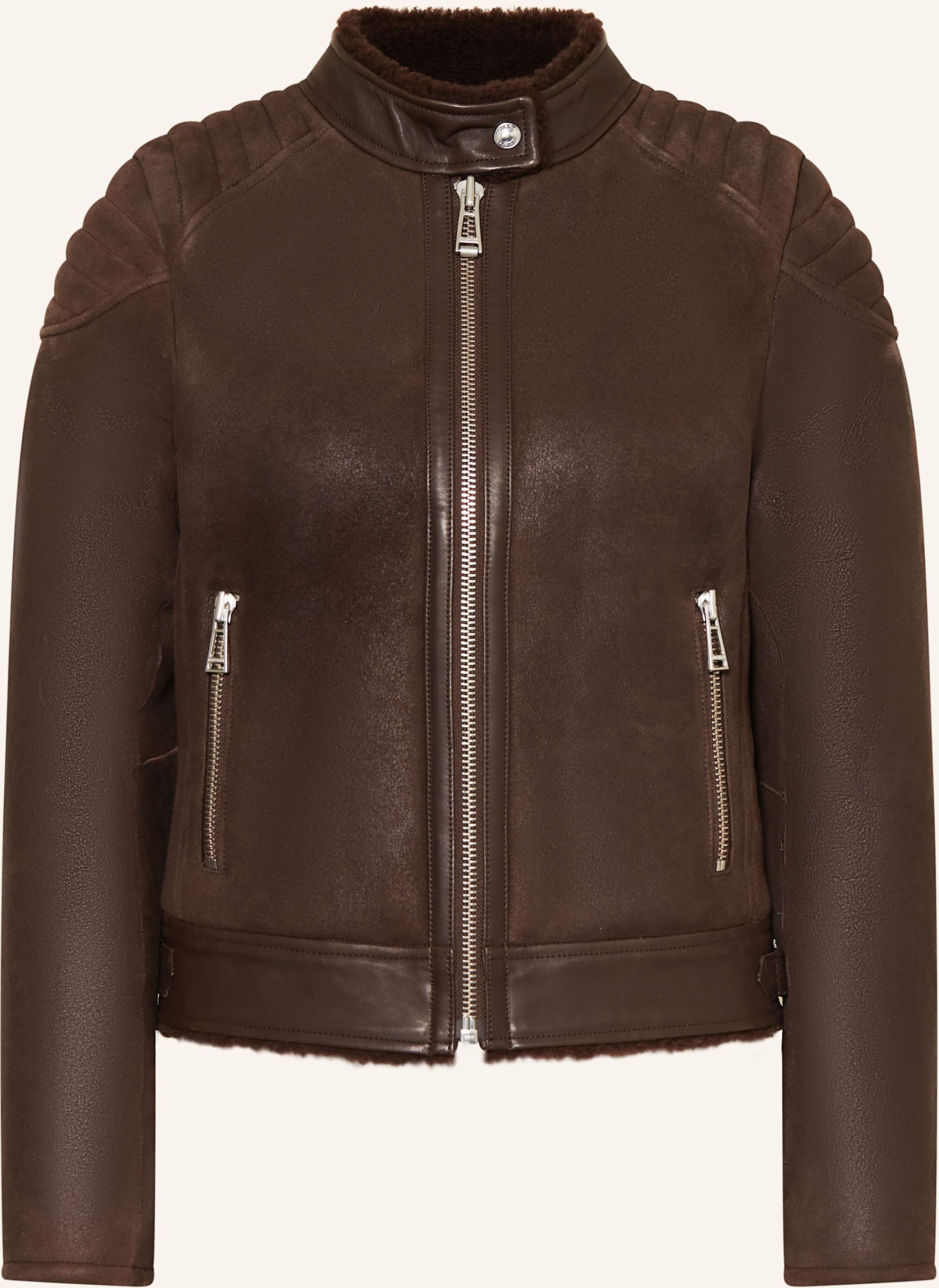 Belstaff Lederjacke Mollison braun