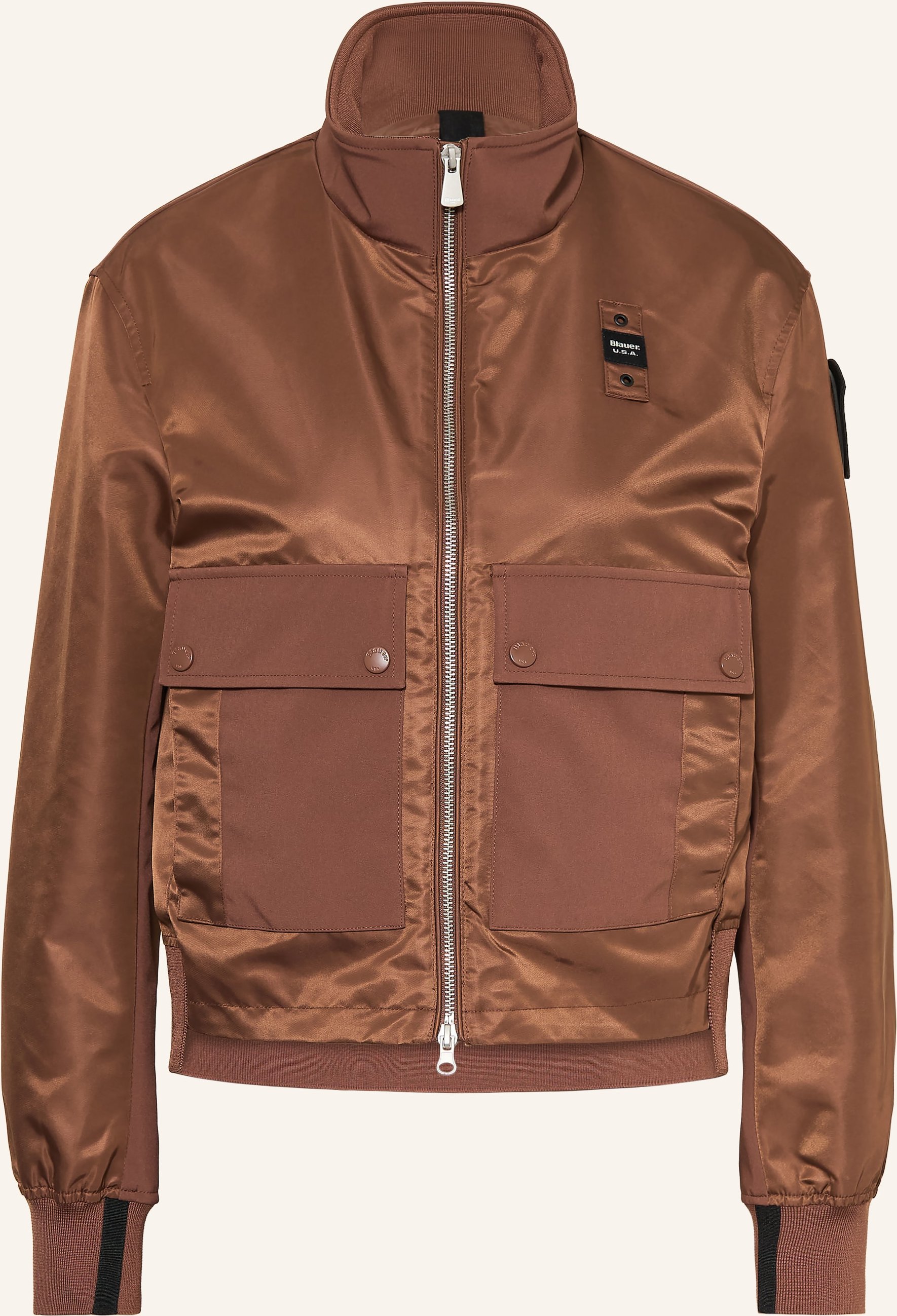 Blauer Blouson Carney braun