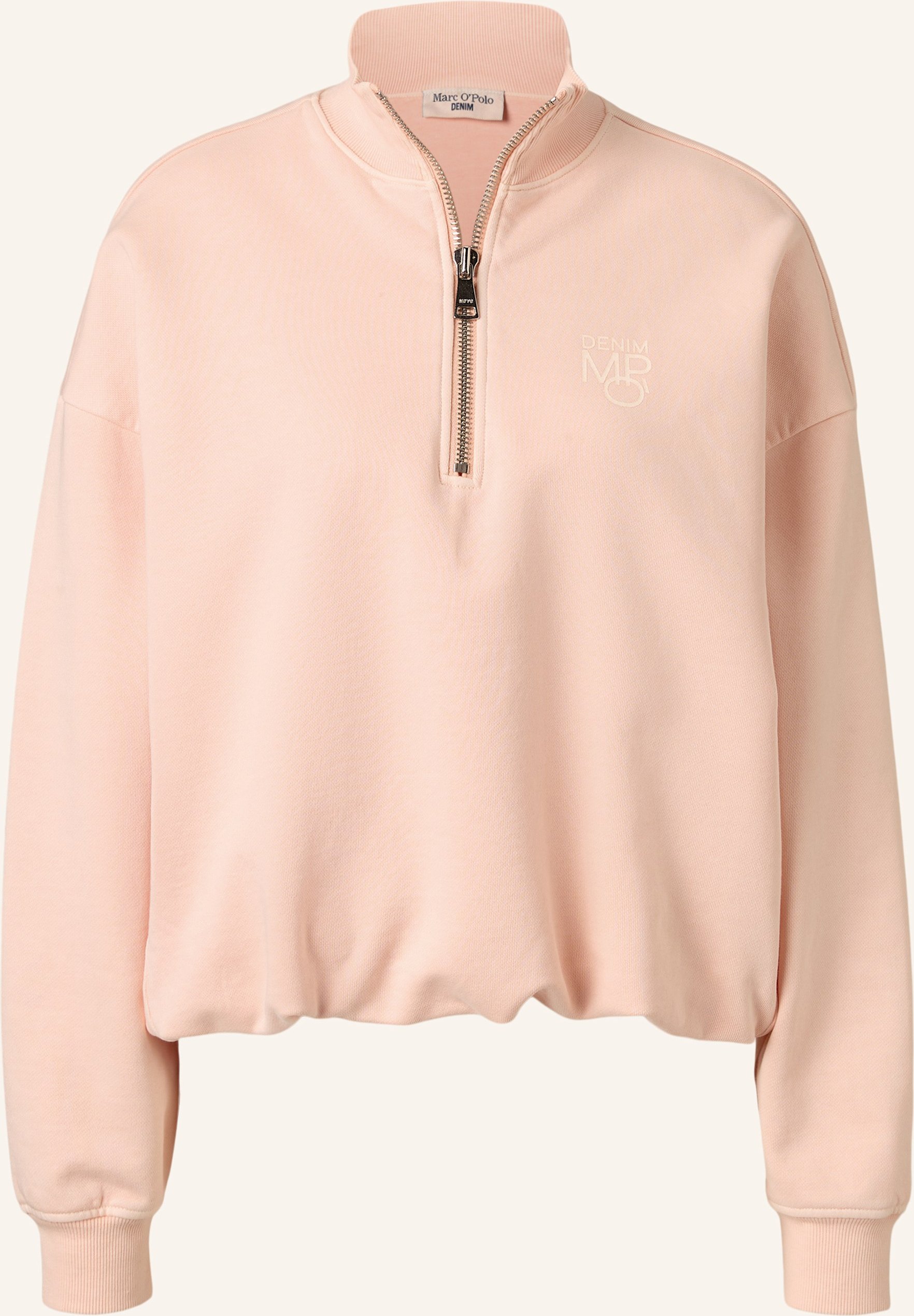 Marc O'polo Denim Half- Zip-Sweatshirt rosa