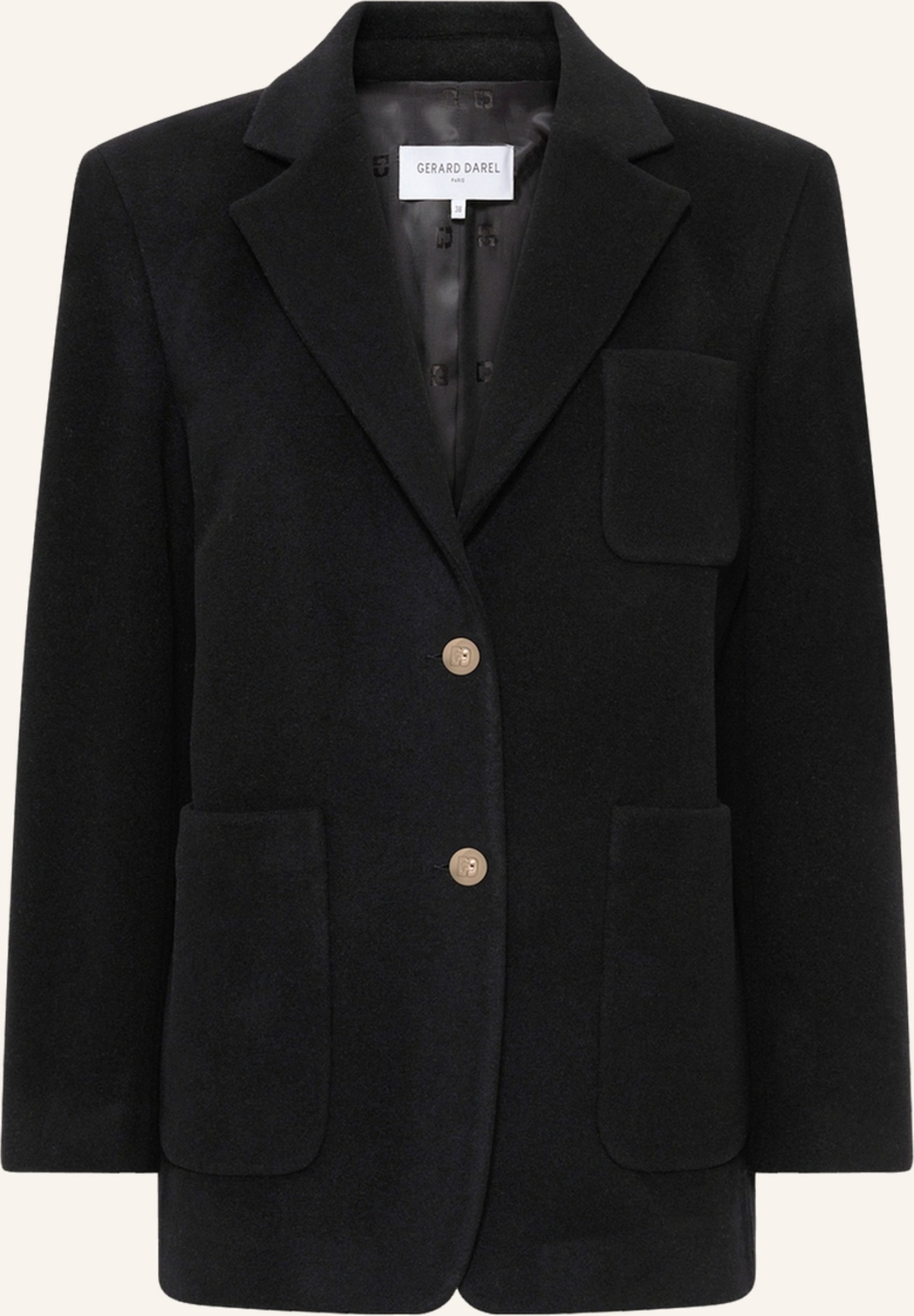 Gerard Darel Jacke Ninaelle schwarz
