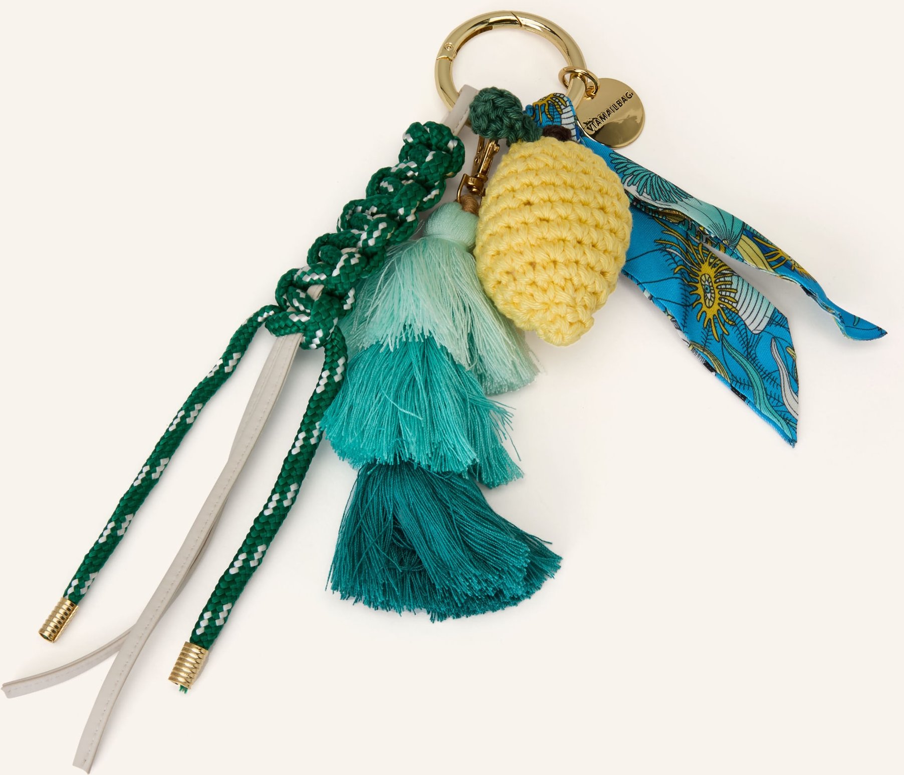 Viamailbag Taschenanhänger Strawberry blau