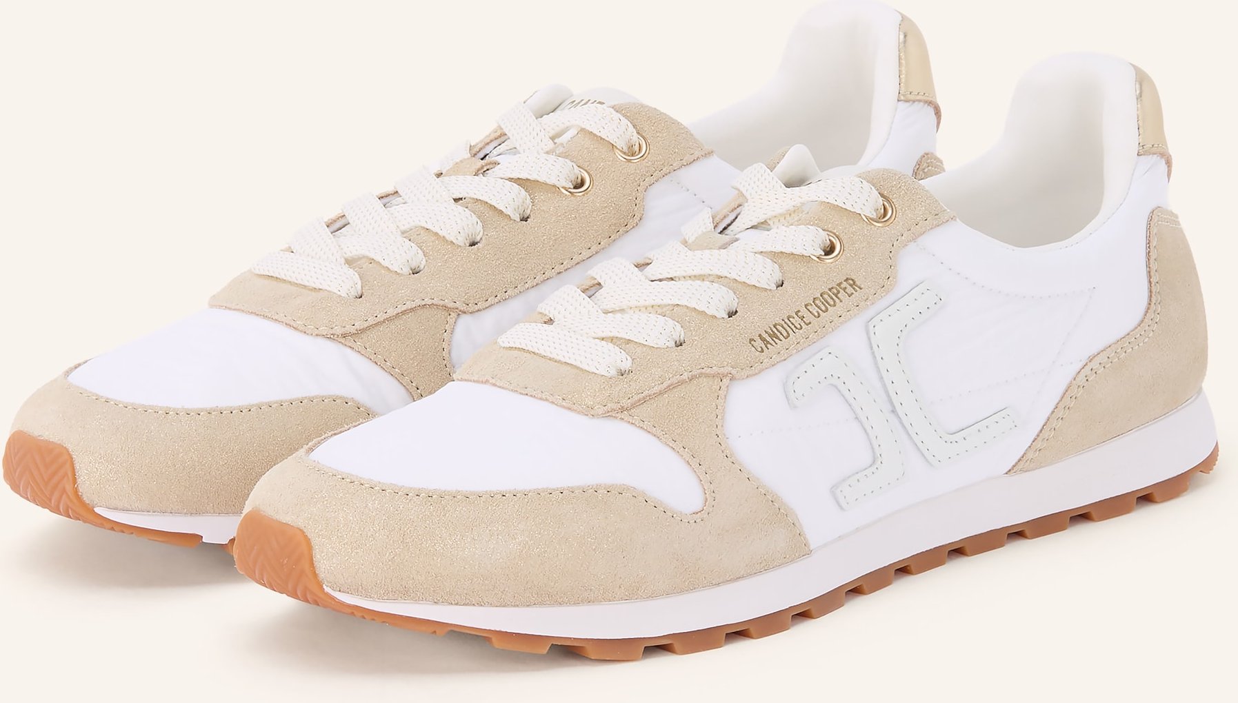 Candice Cooper Sneaker Plume 3 weiss