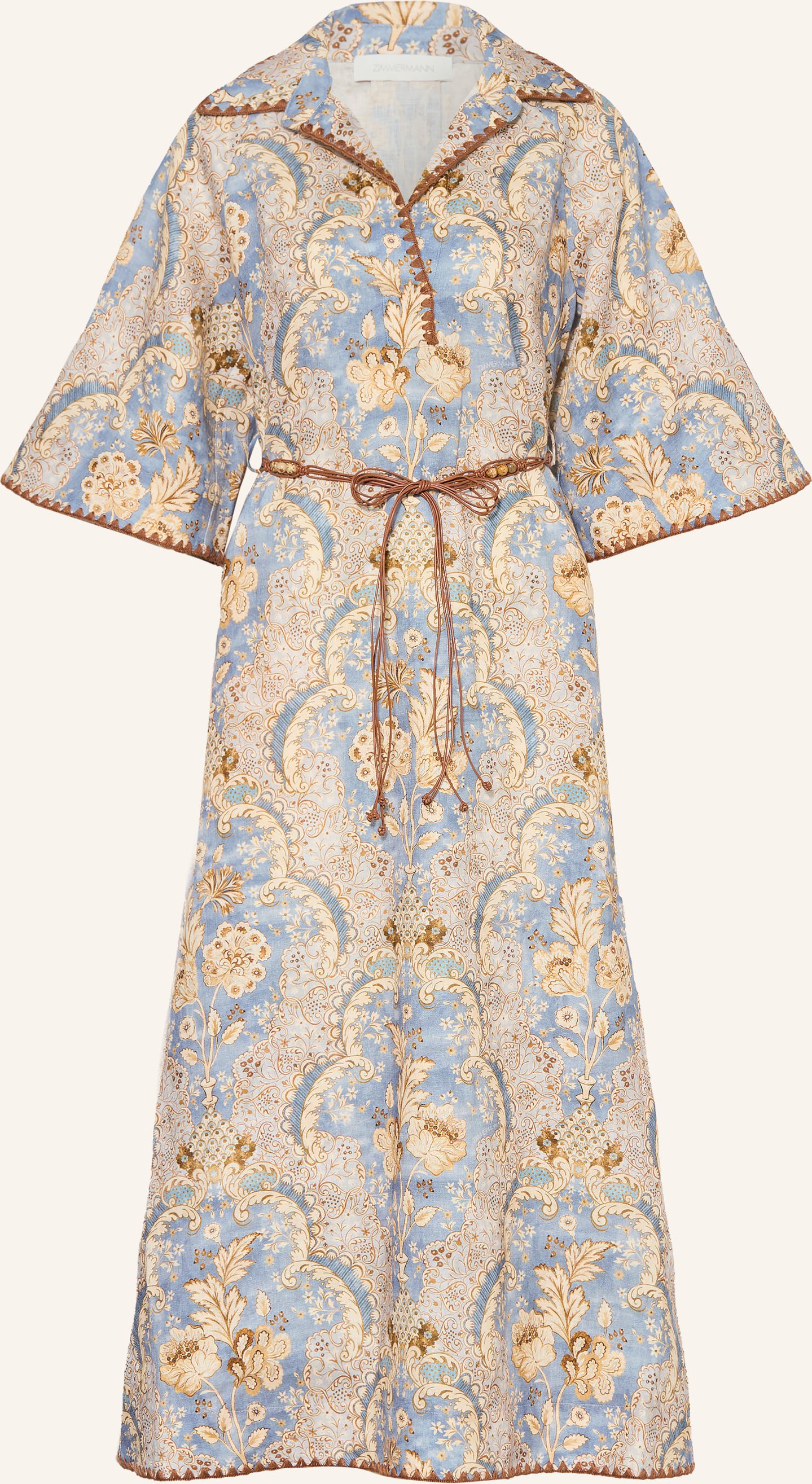 Zimmermann Strandkleid Daylight blau