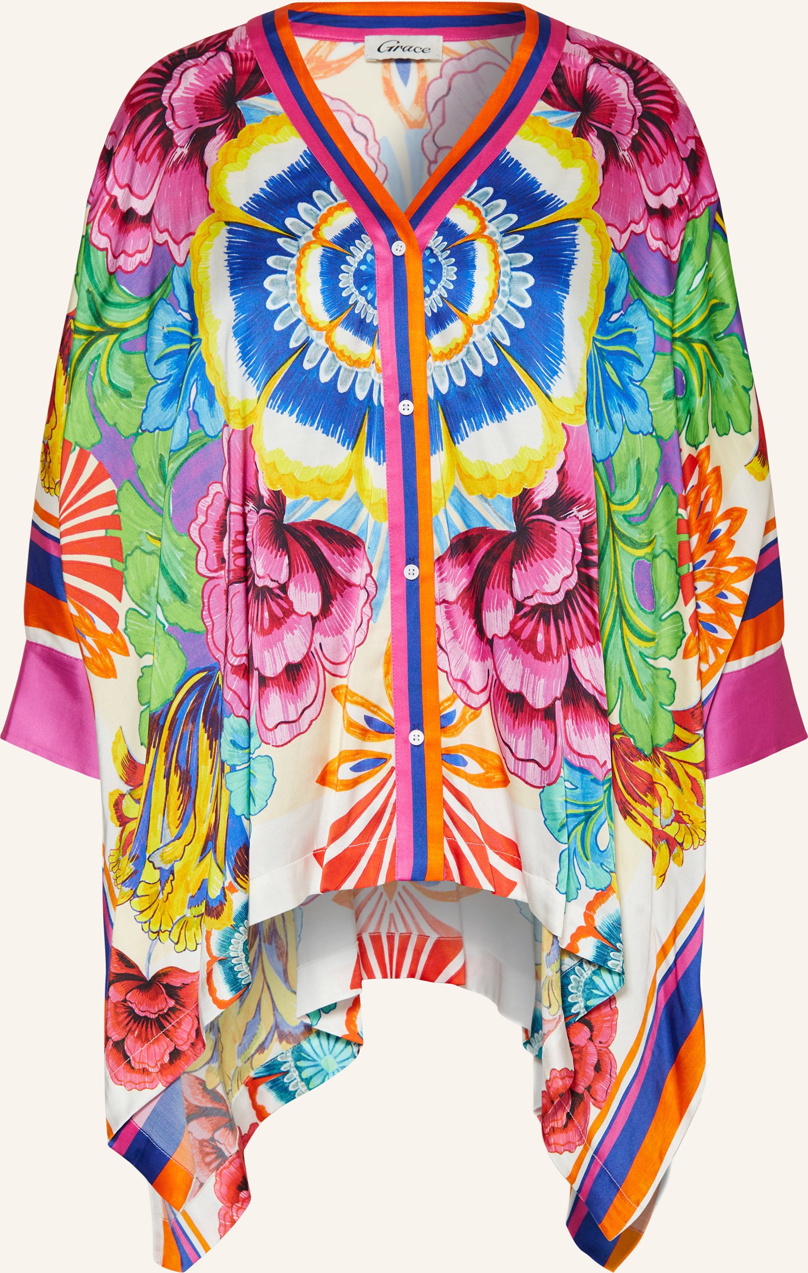 Grace Satintunika pink