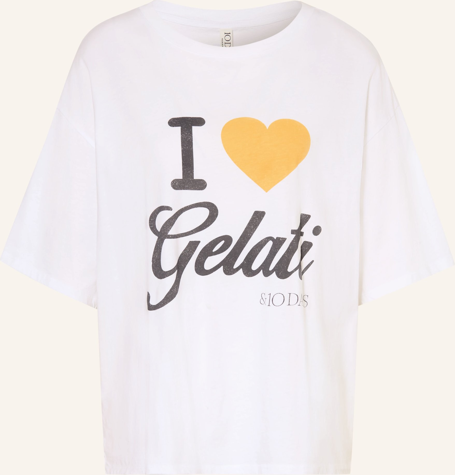 10days T-Shirt gelb