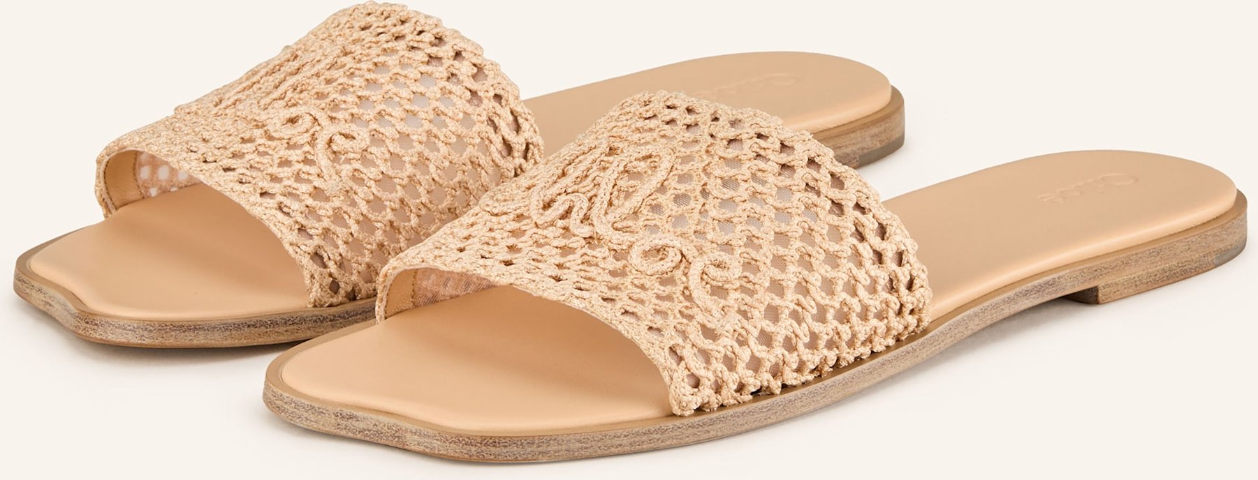 Chloé Pantoletten Flower rosa