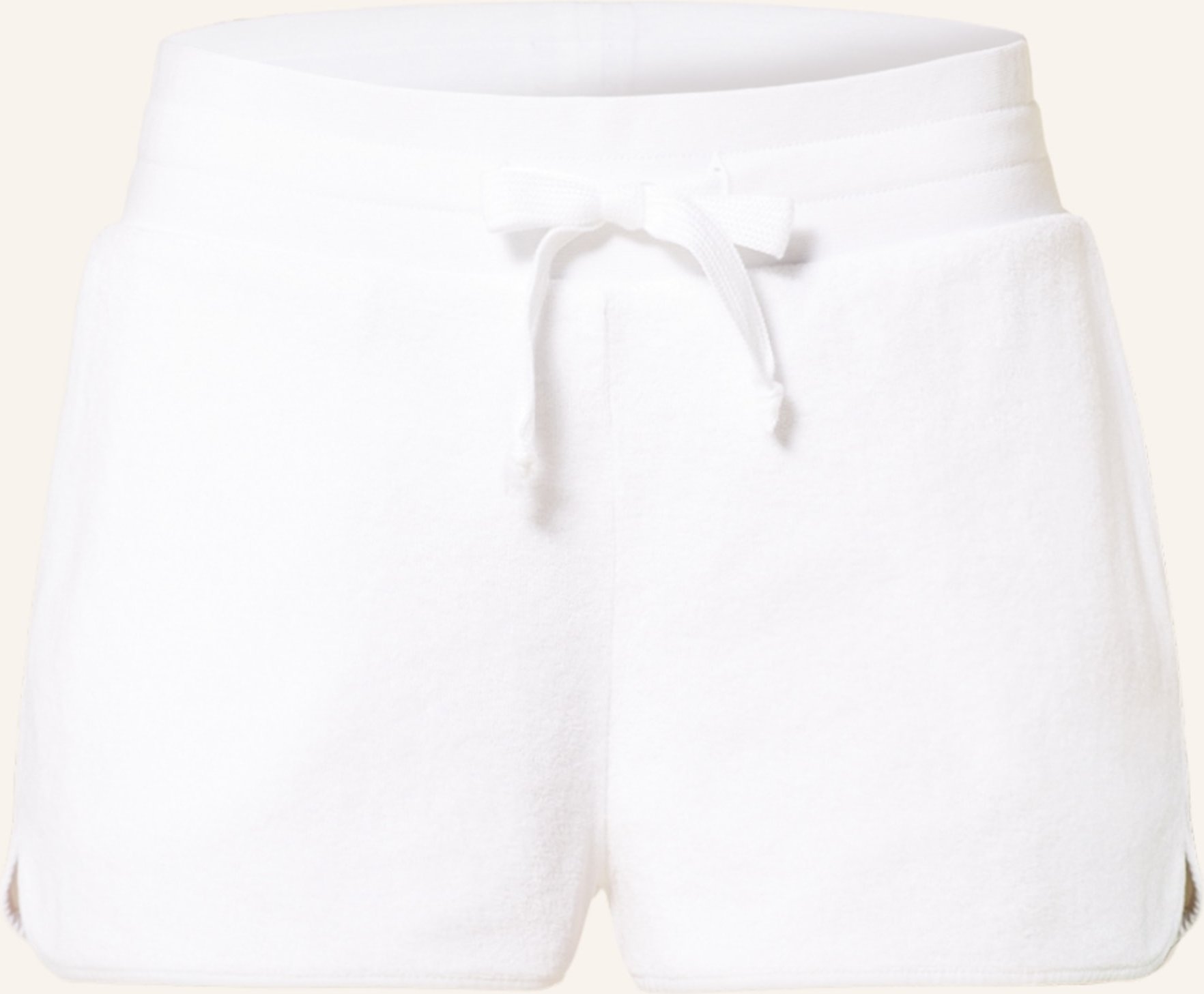 Juvia Frotteeshorts weiss