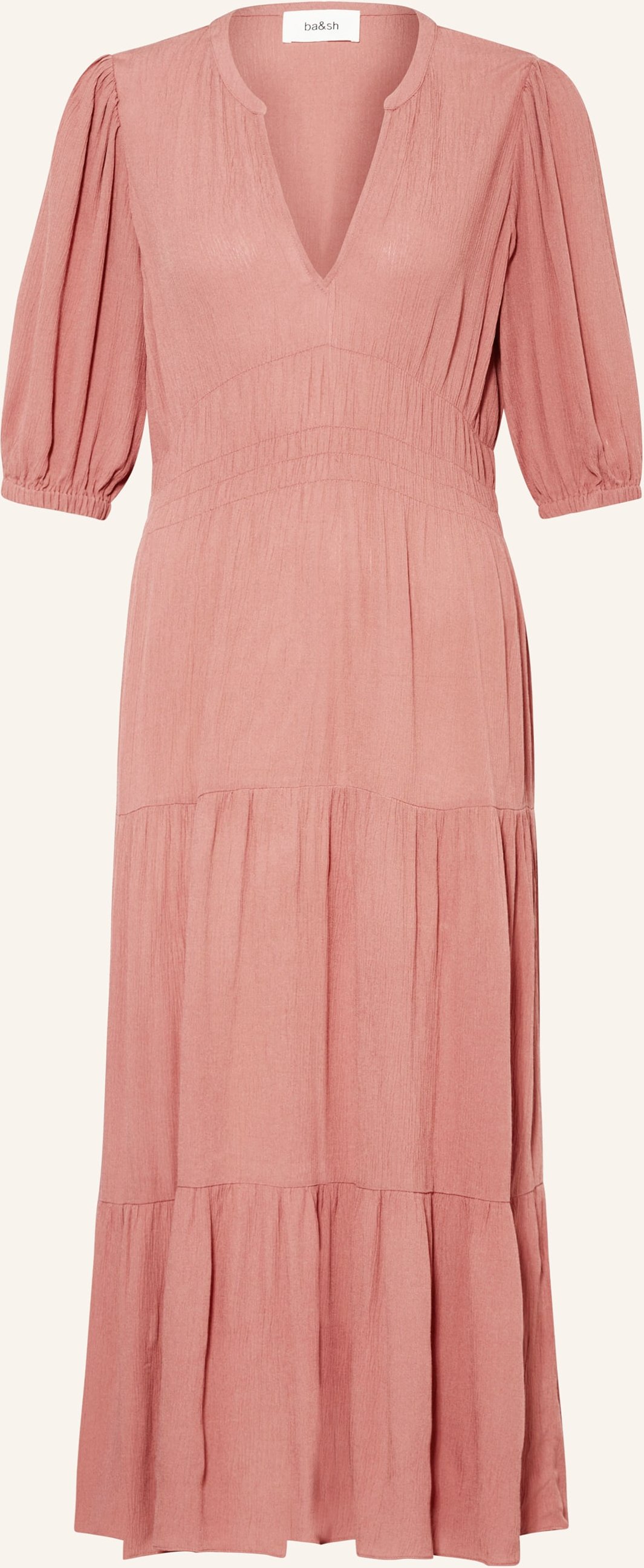 Thumbnail - Ba&Sh Kleid Norma Mit Rüschen rosa