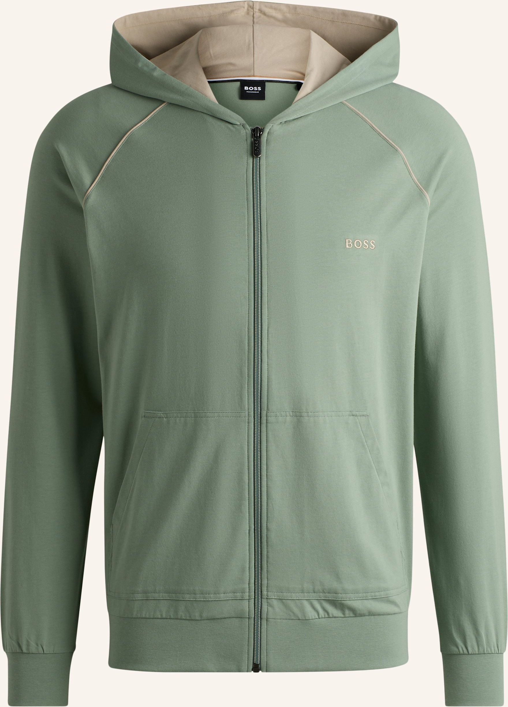 Boss Loungewear Jacke Mix&Match Jacket H Regular Fit gruen