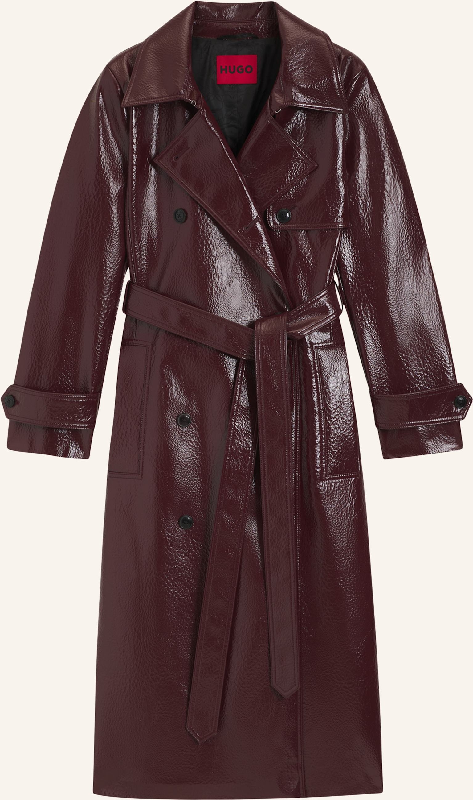 Hugo Trenchcoat Misando-1 Regular Fit lila