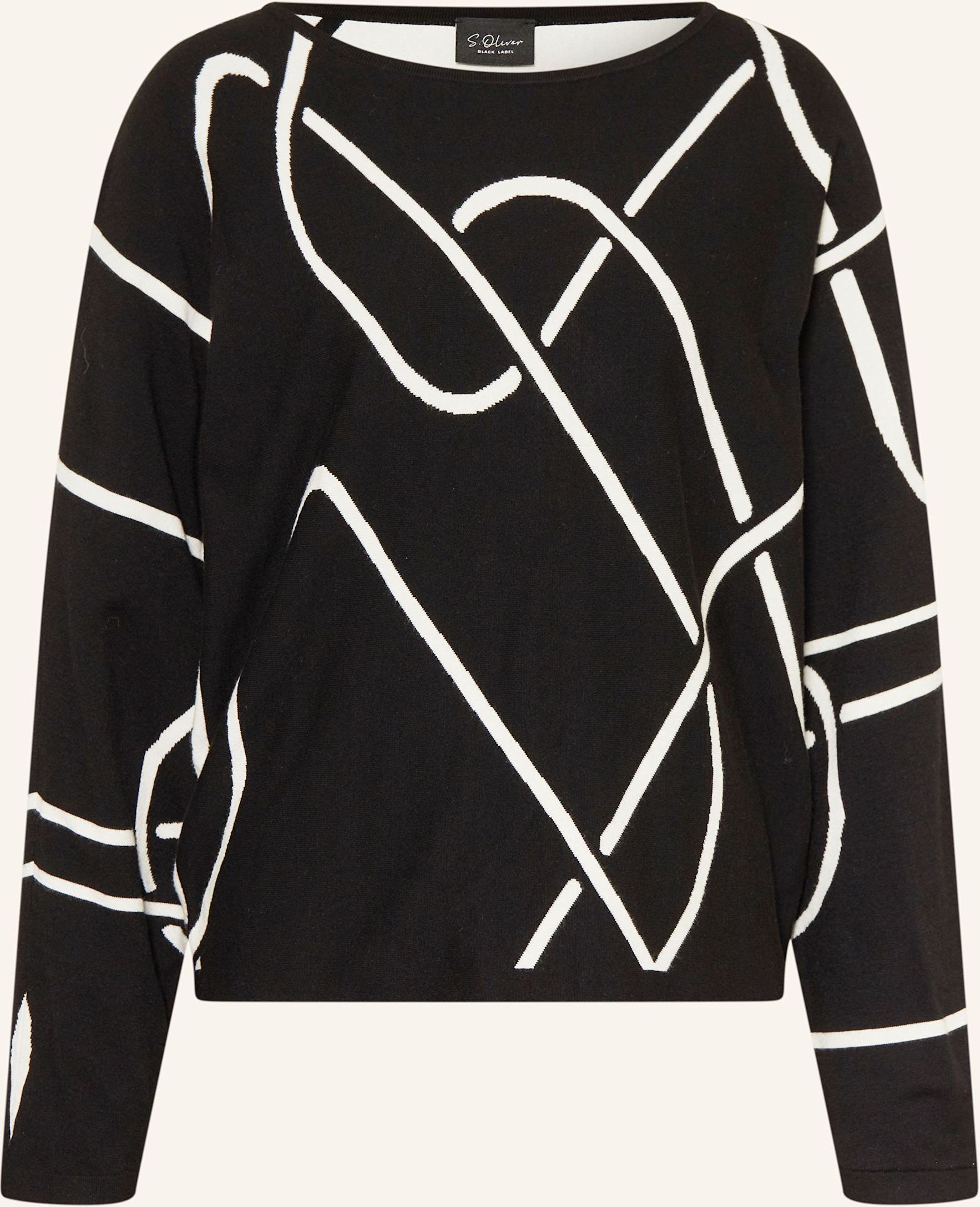 S.Oliver Black Label Pullover schwarz