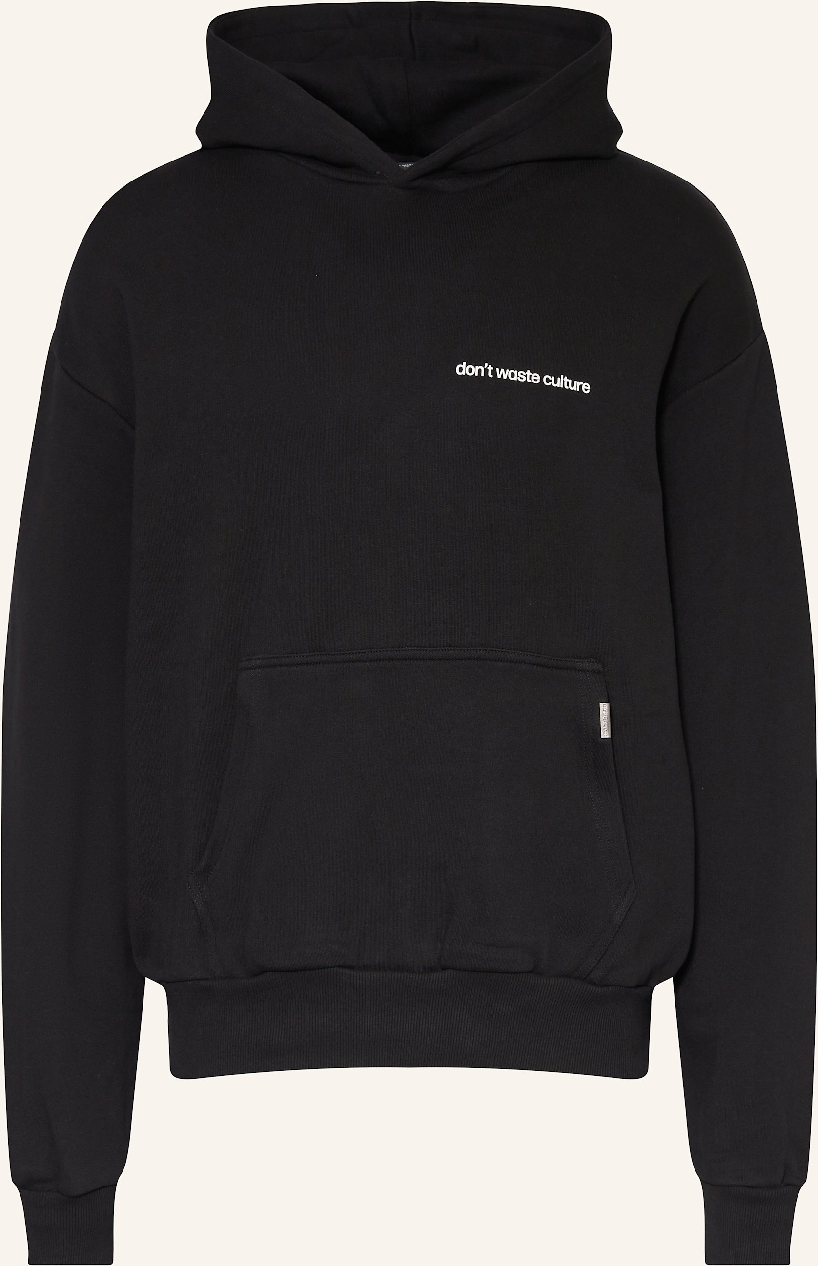 Don't Waste Culture Hoodie Ray schwarz