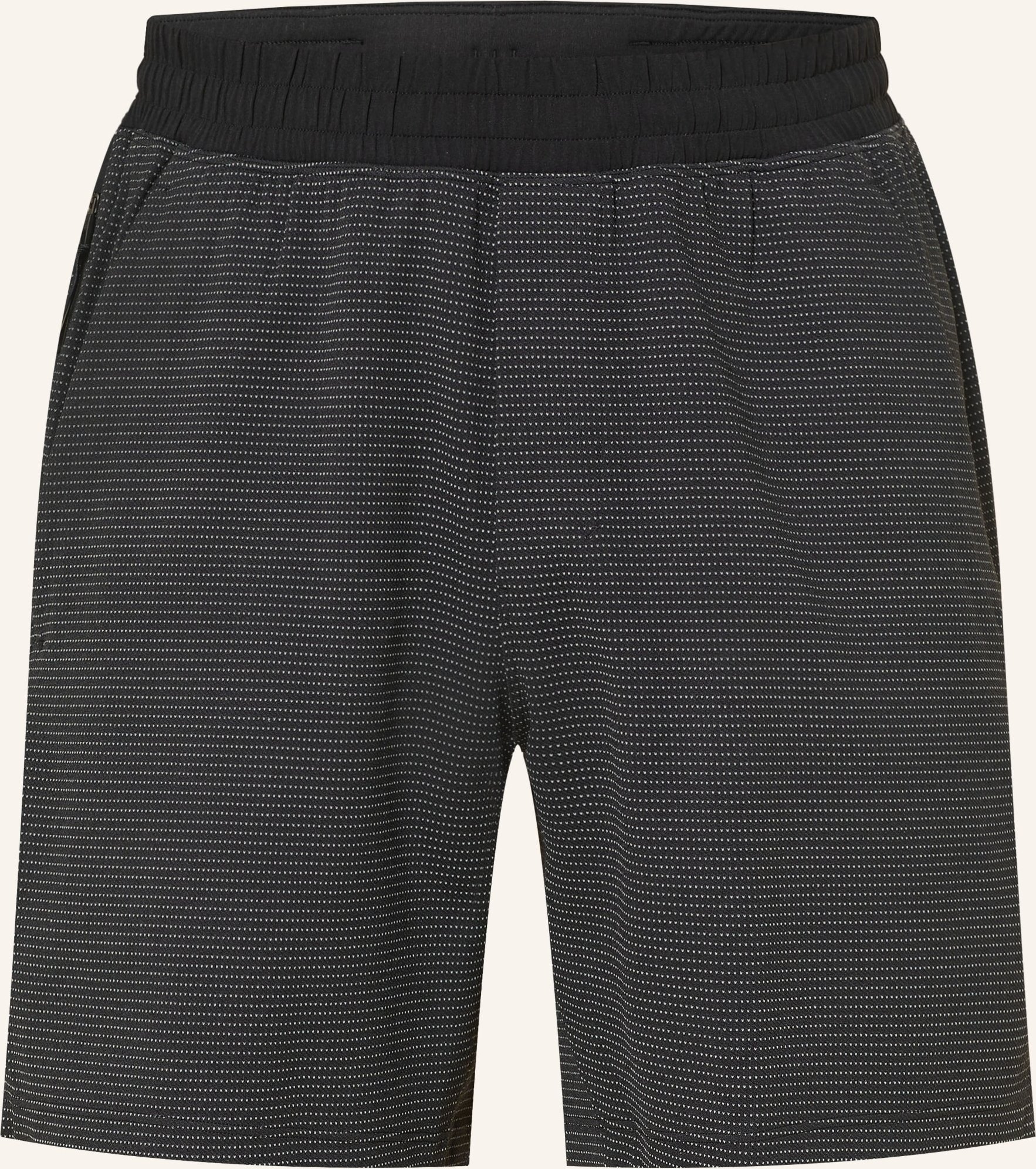 Lululemon Laufshorts Pace Breaker Reflective schwarz