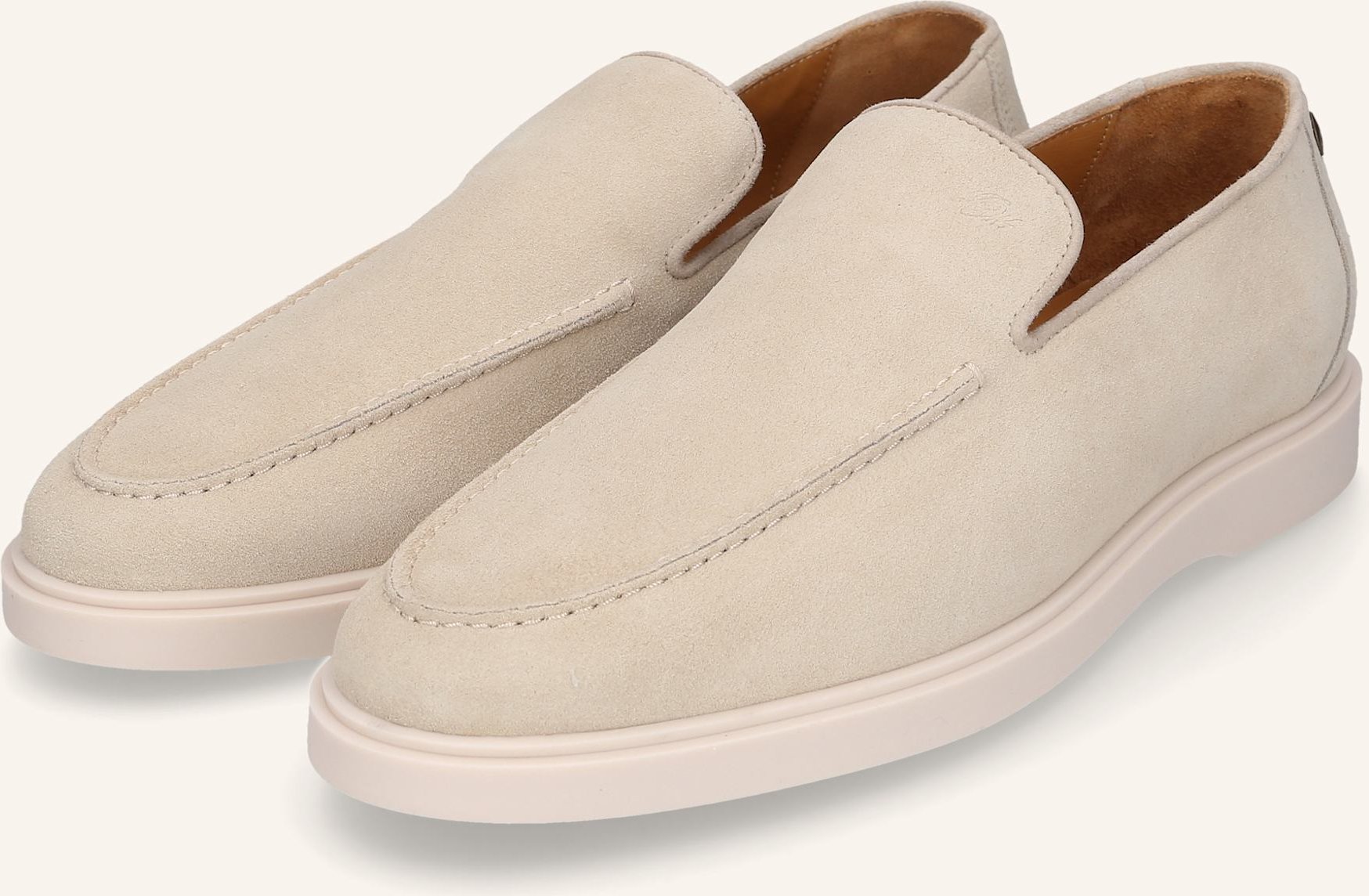 Heinrich Dinkelacker Loafer Genua Plain Loafer V beige