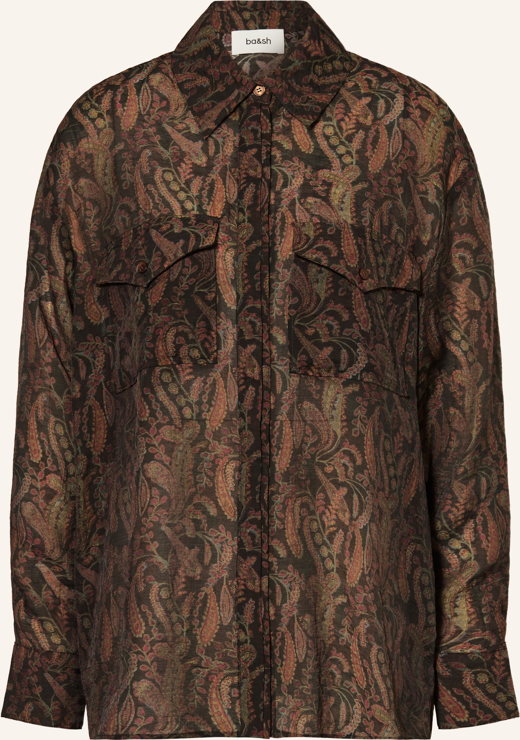 Ba&Sh Hemdbluse Tao gruen