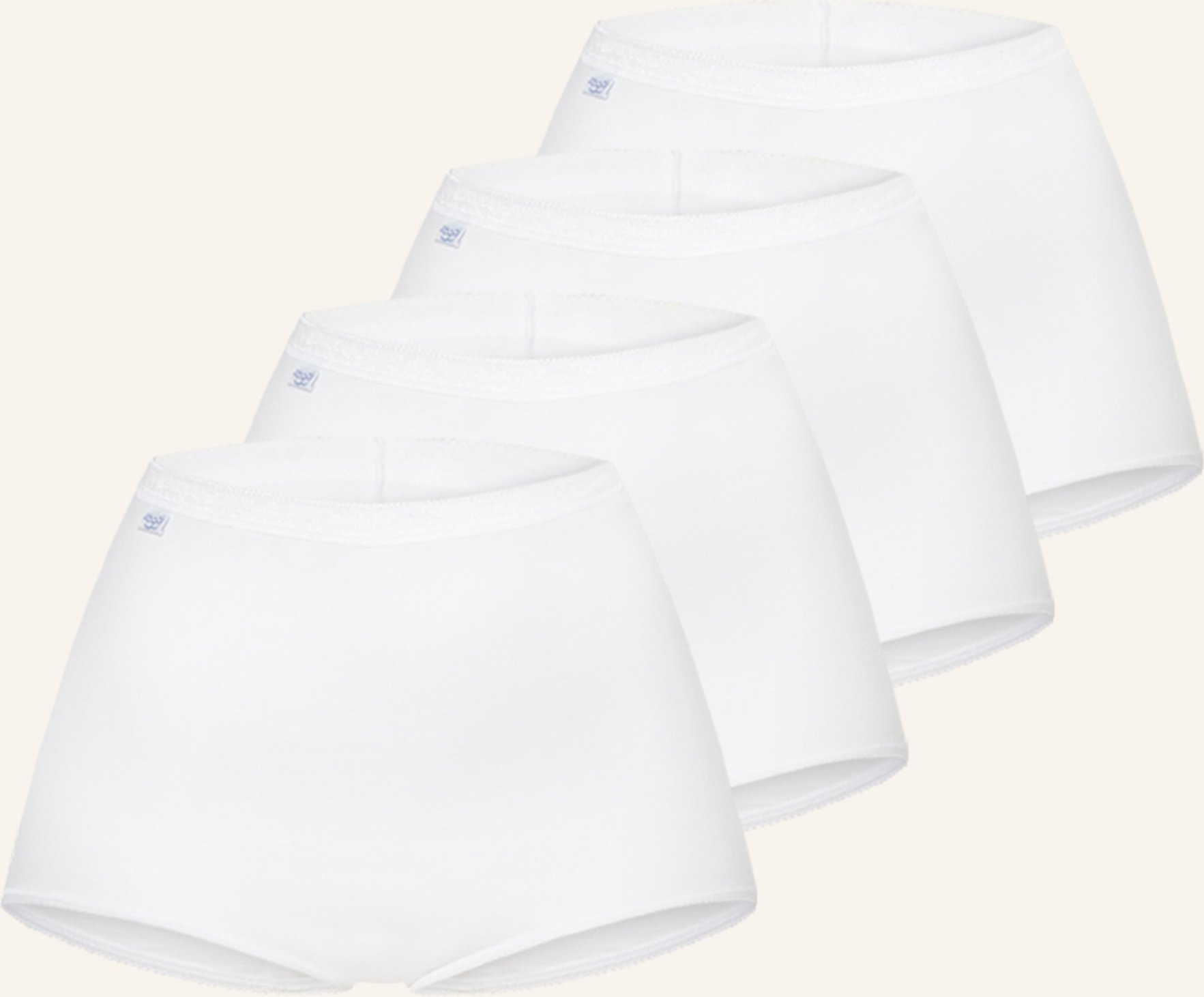 Thumbnail - Sloggi 4er-Pack Taillenslips Basic+ weiss