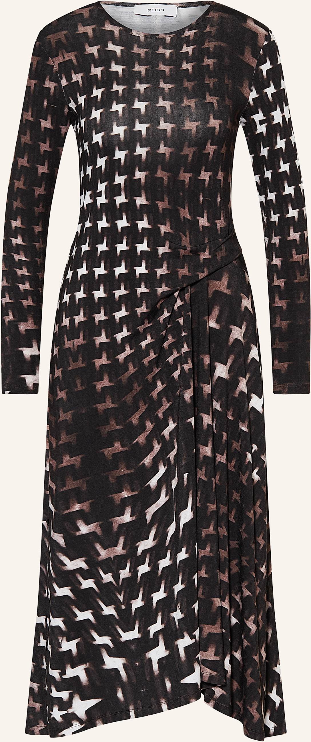 Reiss Jerseykleid Halle schwarz