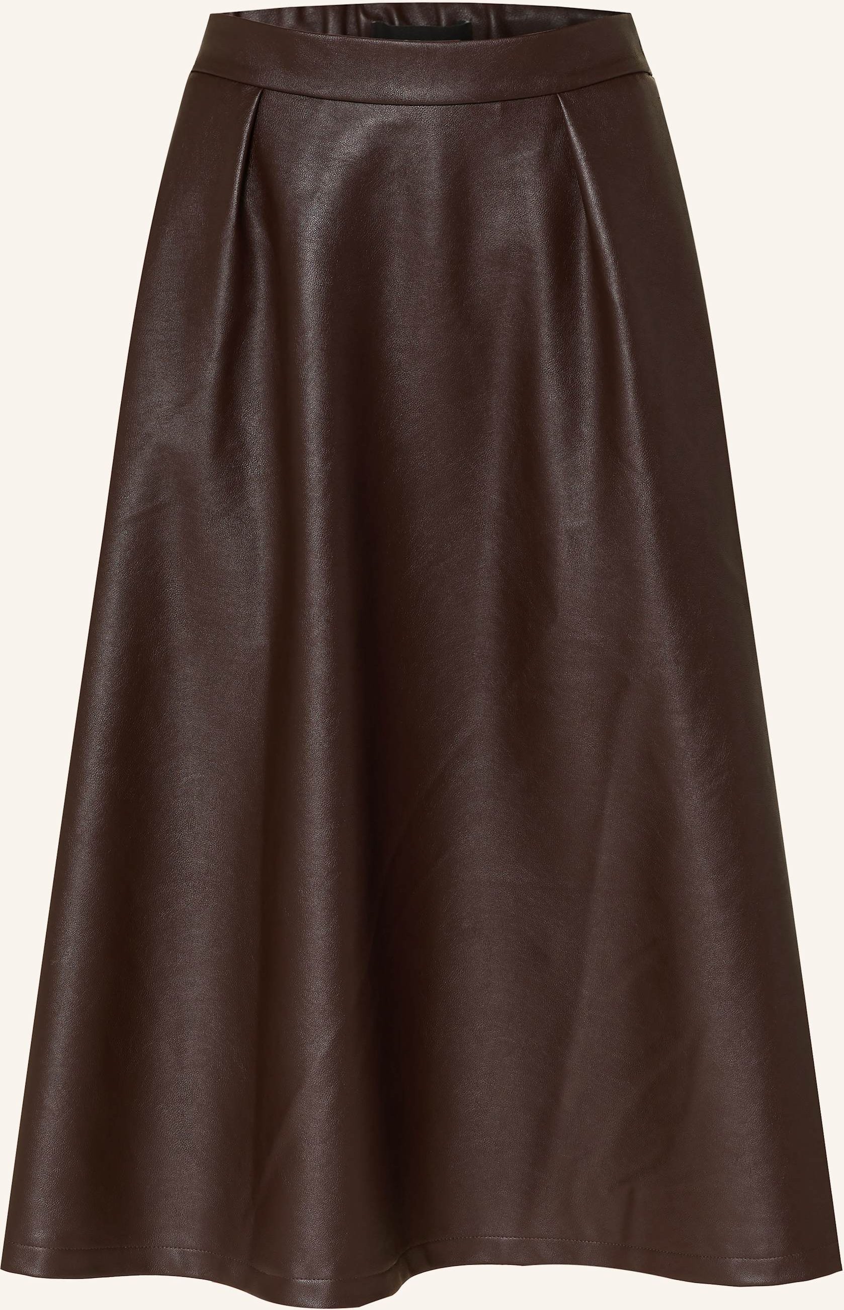 S.Oliver Black Label Rock In Lederoptik braun