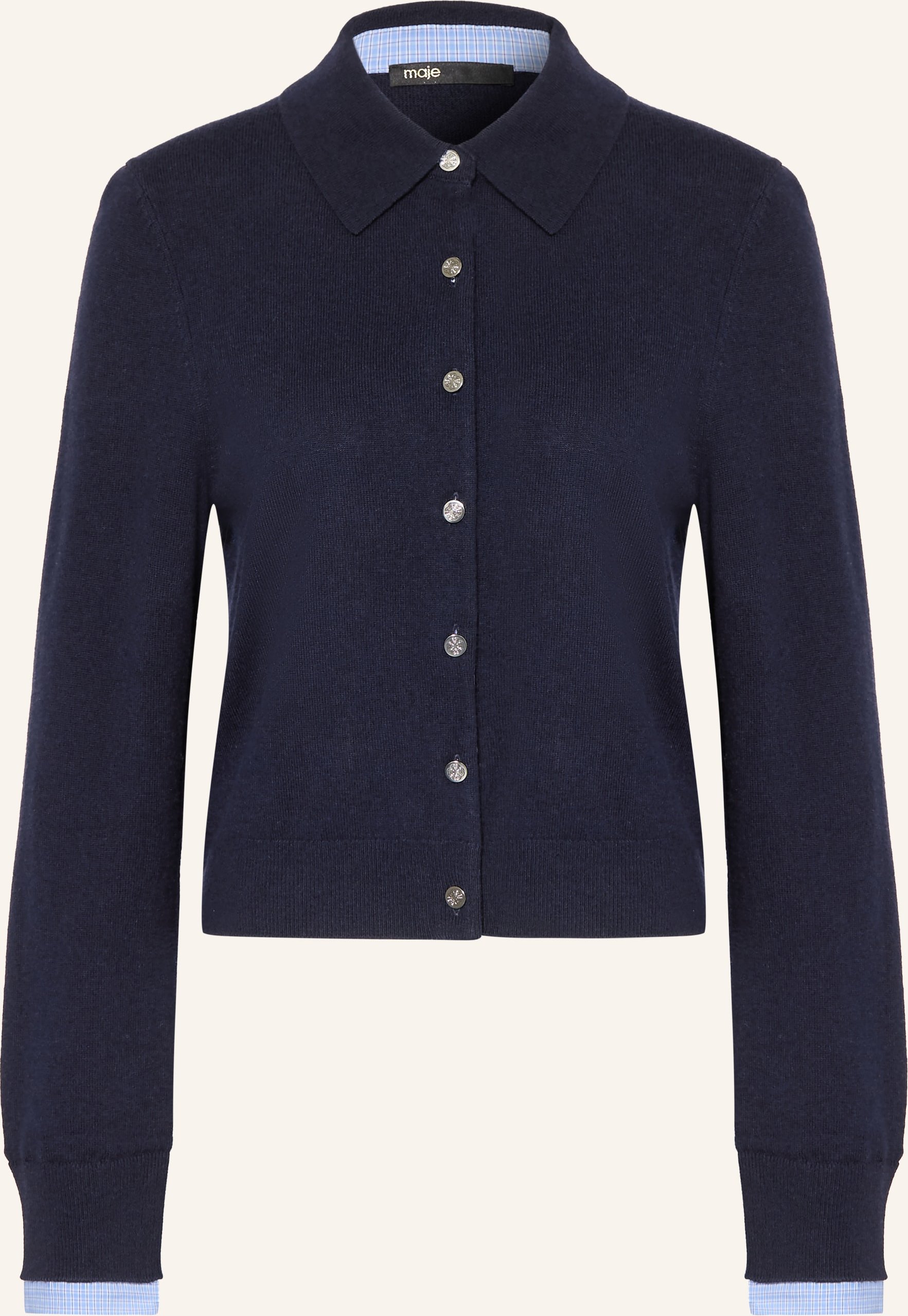 Maje Strickjacke blau