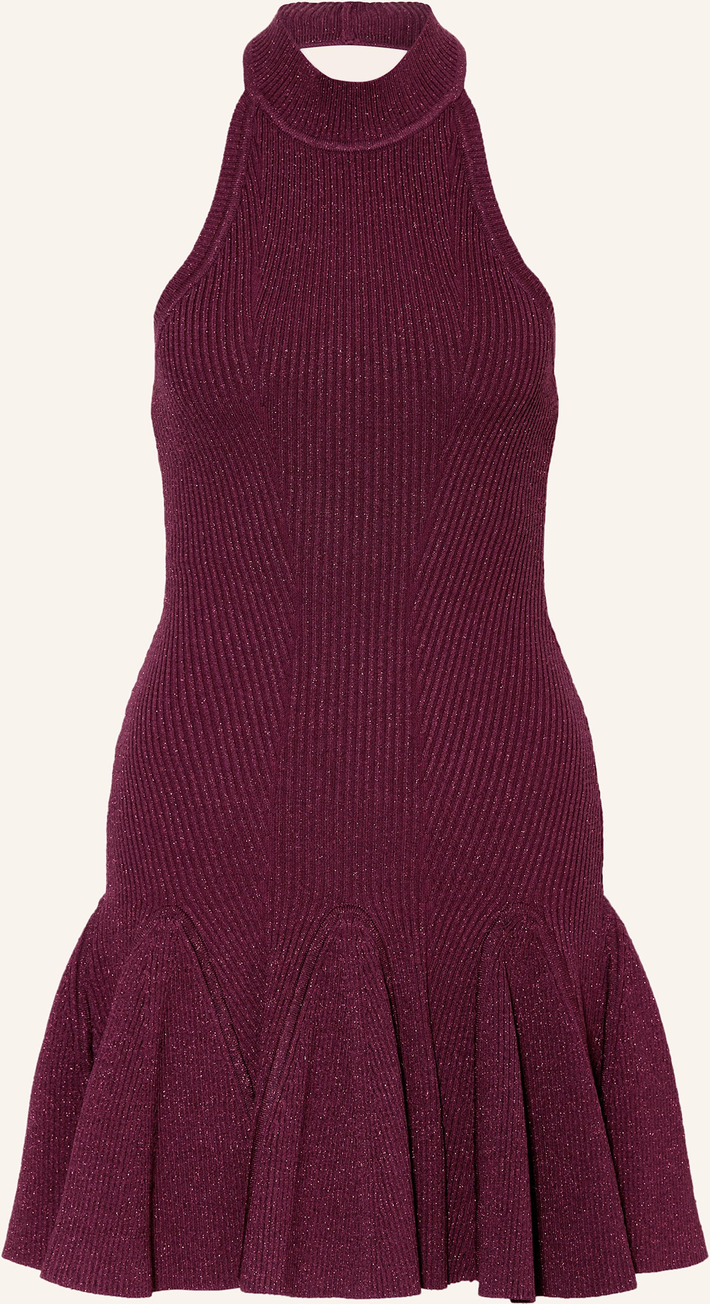 Thumbnail - Retrofête Cocktailkleid Quinn Mit Glitzergarn rot