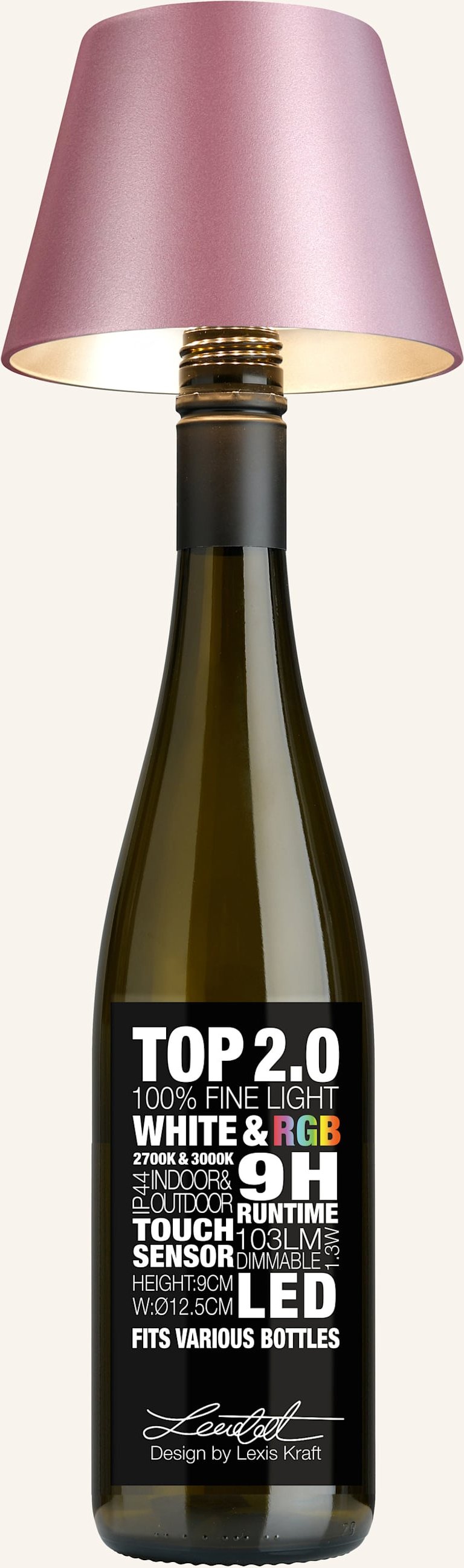 Sompex Leuchte top2.0 pink