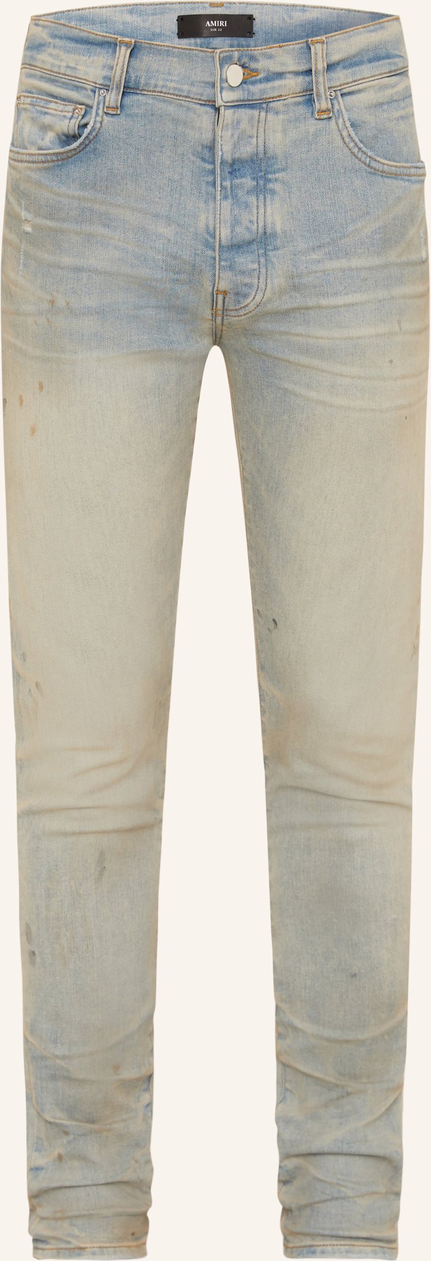 Amiri Jeans Extra Slim Fit blau