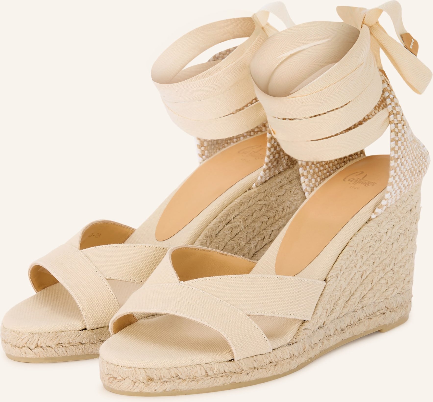 Castaner Wedges Bailey beige