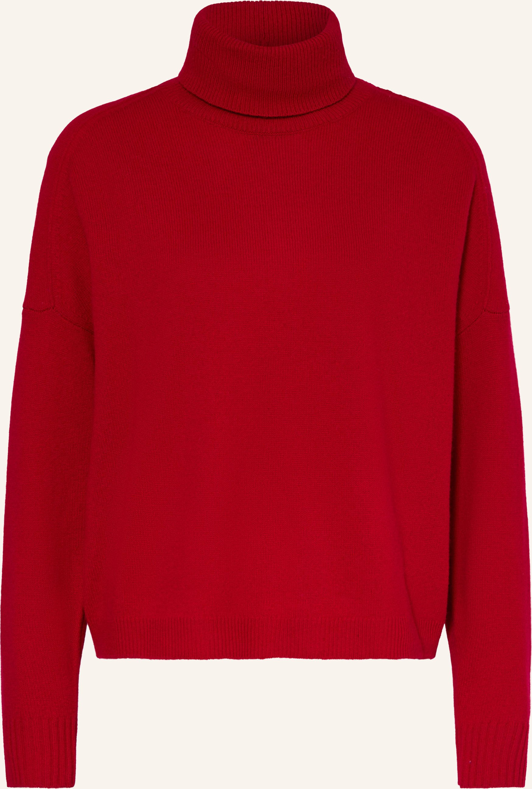 Closed Rollkragenpullover rot
