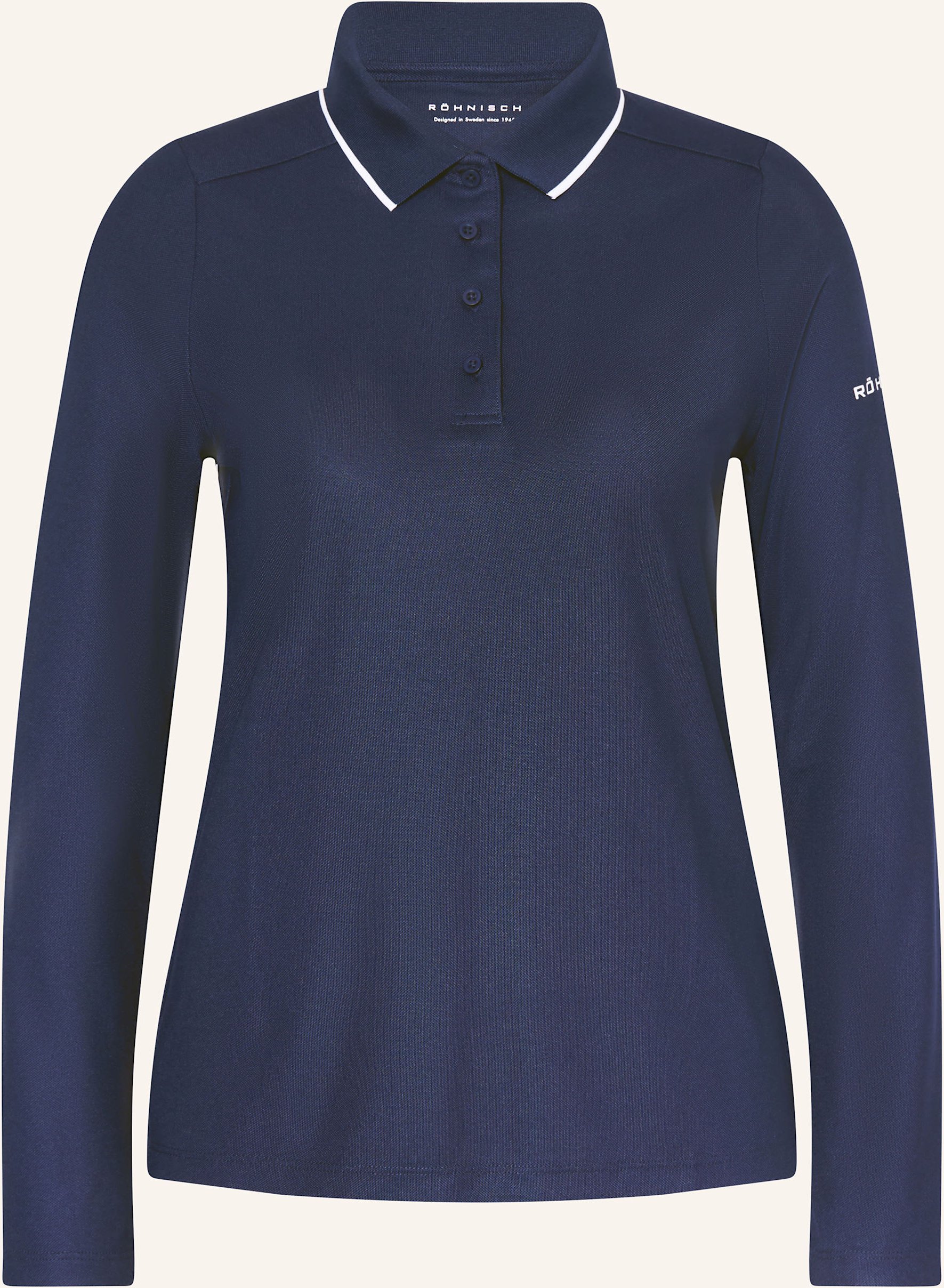 Röhnisch Piqué-Poloshirt Miriam Regular Fit blau
