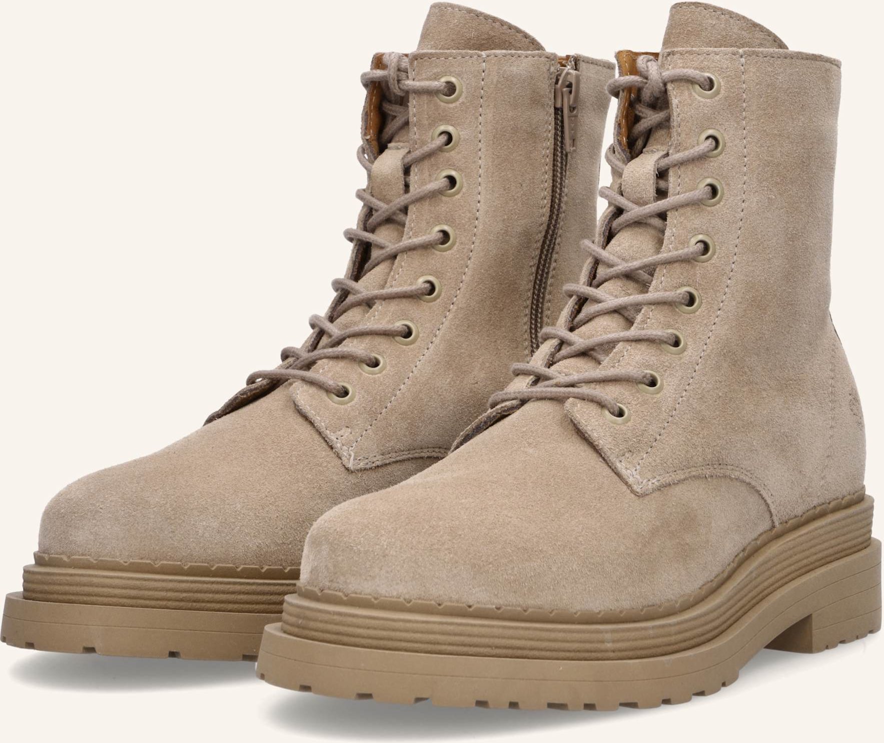 Apple Of Eden Schnürstiefeletten beige