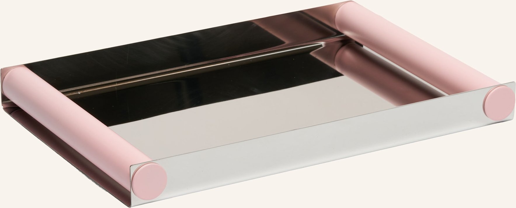 Design Letters Tablett Ray Disco Medium silber