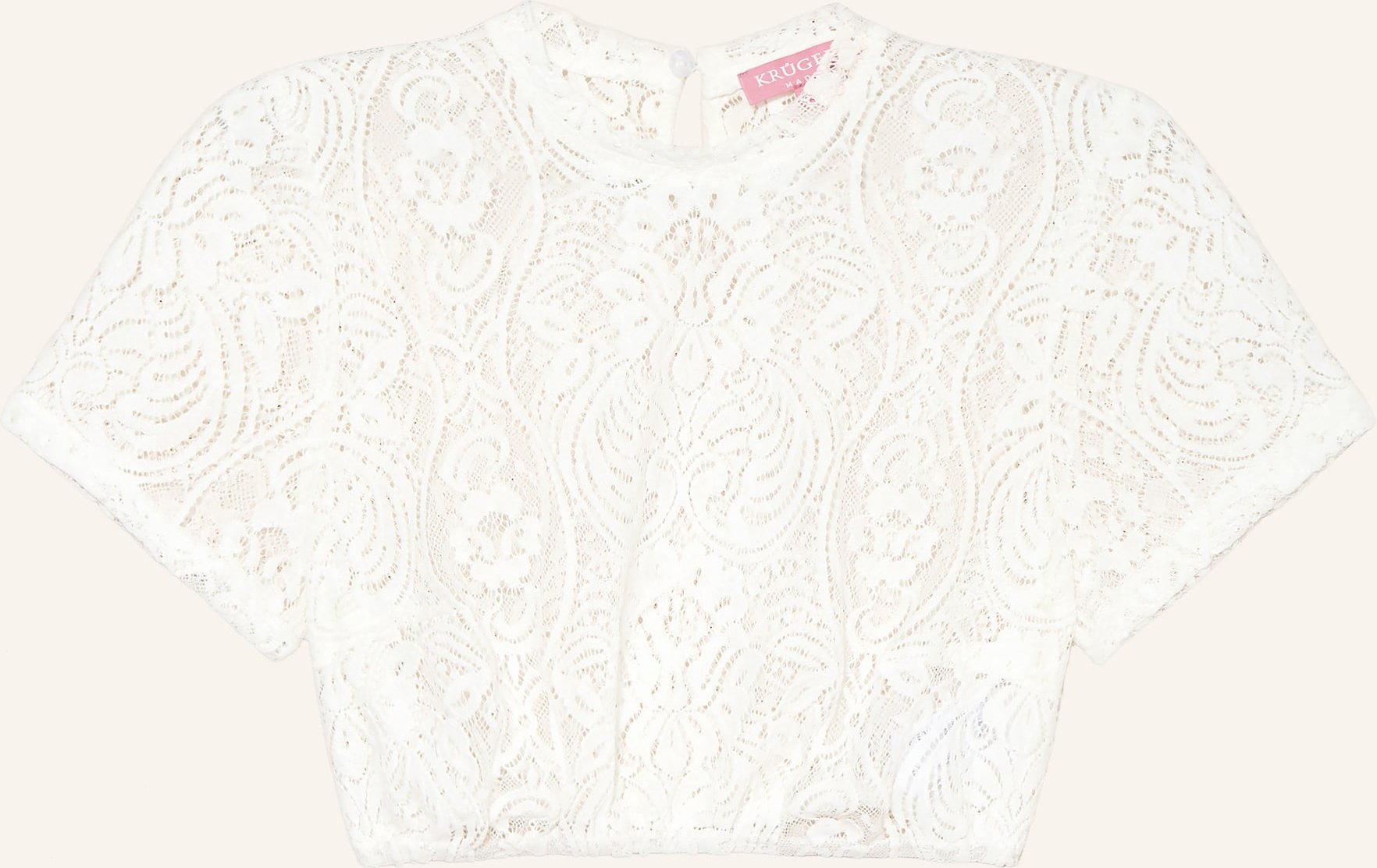 Krüger Dirndlbluse Aus Spitze weiss
