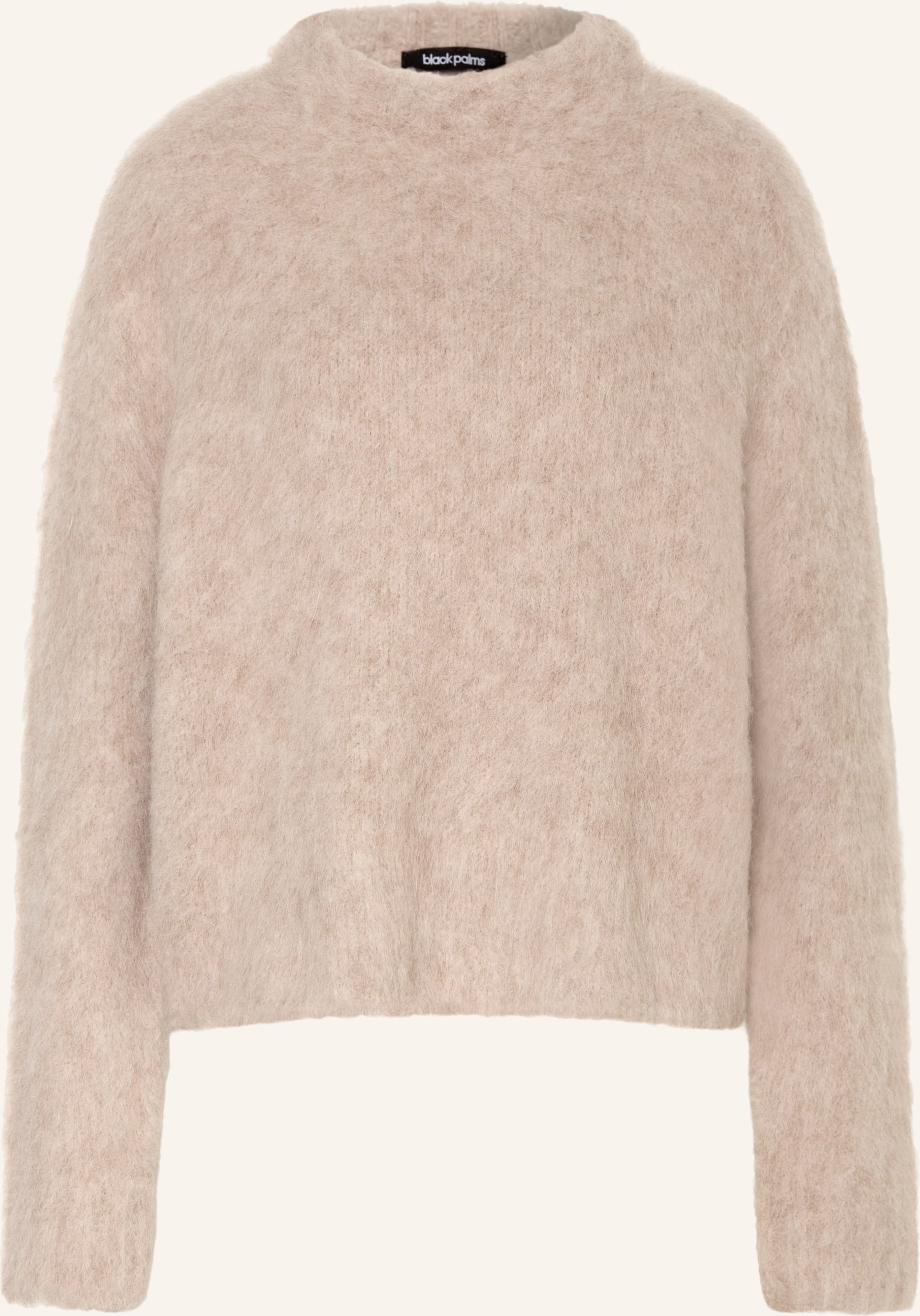 Black Palms Alpaka-Pullover Momo beige