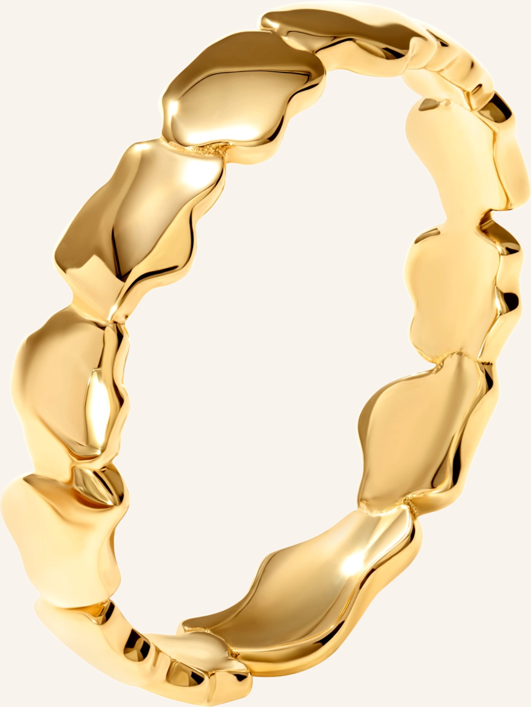 Vieri Ring Wolken Silhouetten Markant gold