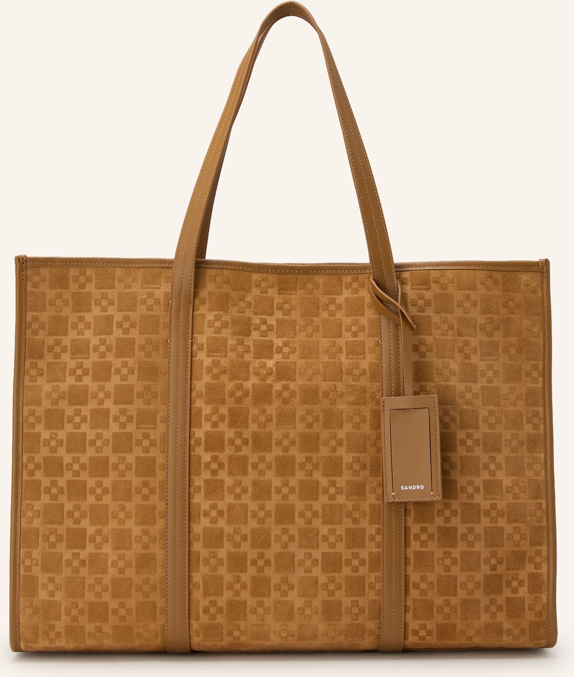 Sandro Shopper Mit Pouch braun