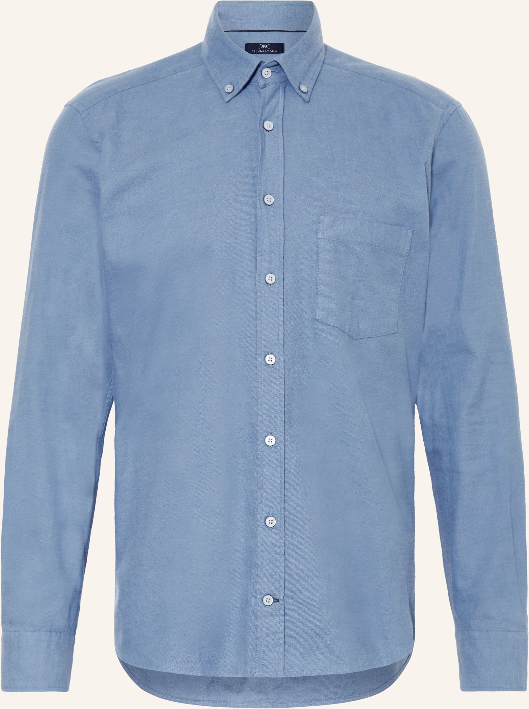 Thumbnail - Strokesman's Hemd Regular Fit blau