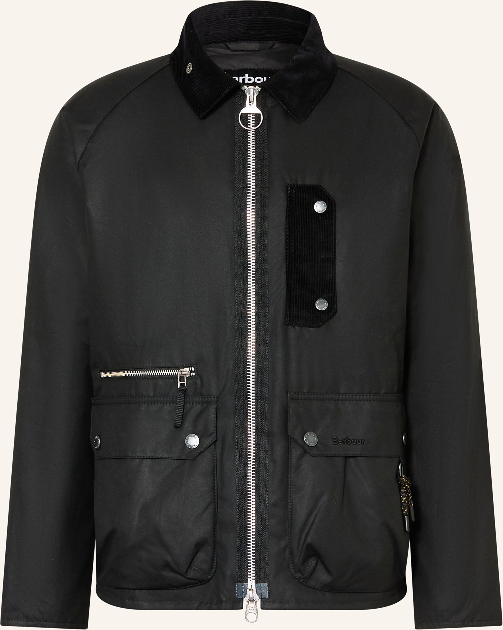 Barbour Jacke Tract schwarz